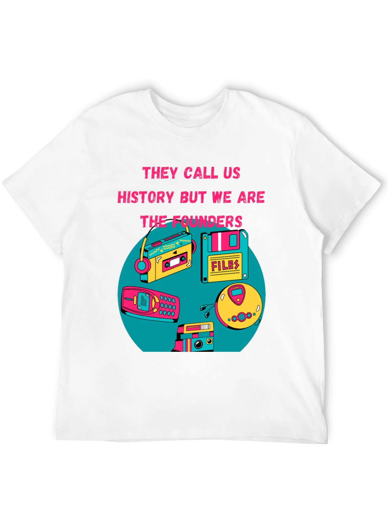 Retro Tech T-Shirt - The Founders Design