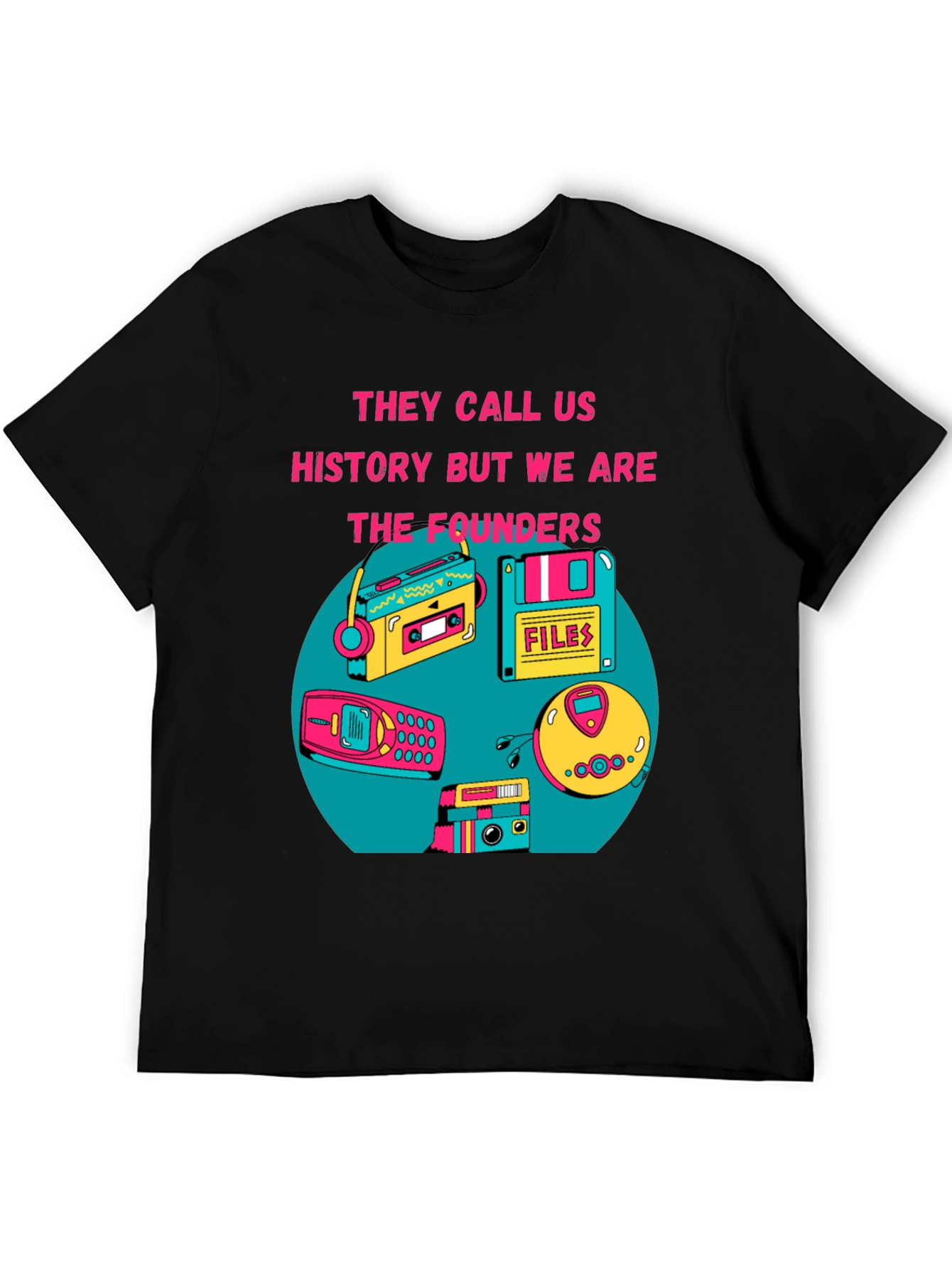 Retro Tech T-Shirt - The Founders Design