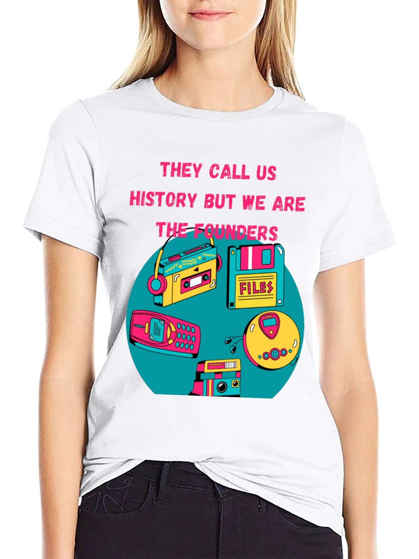 Retro Tech T-Shirt - The Founders Design