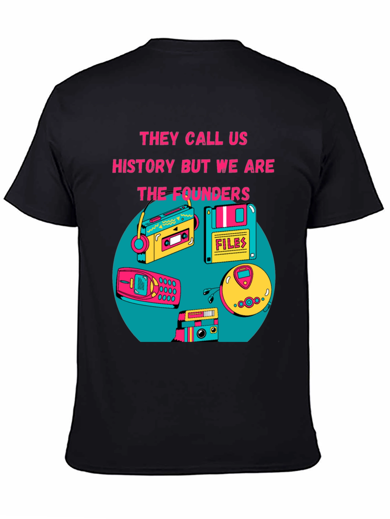 Retro Tech T-Shirt - The Founders Design