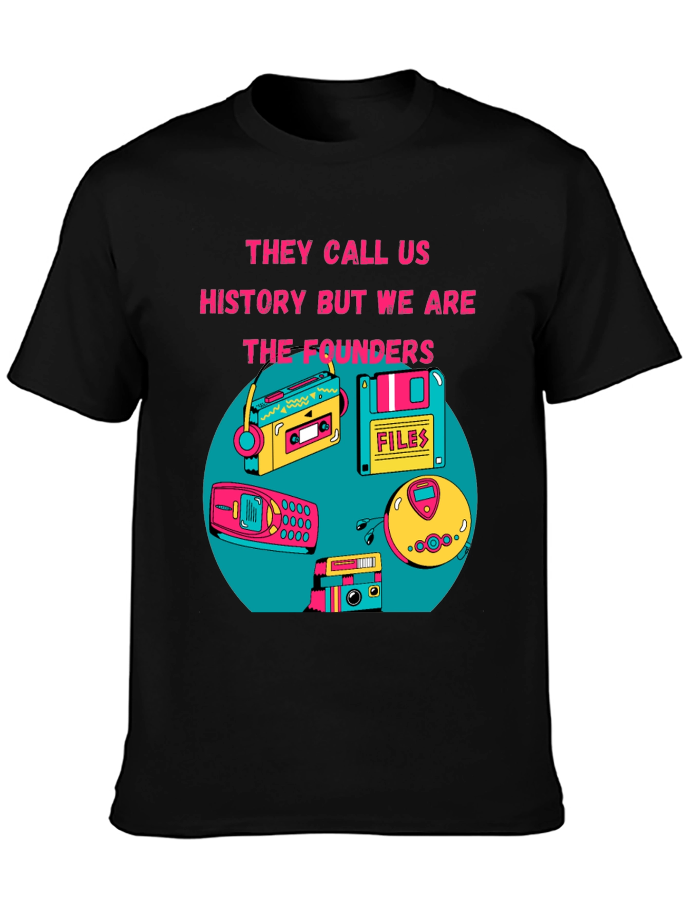 Retro Tech T-Shirt - The Founders Design