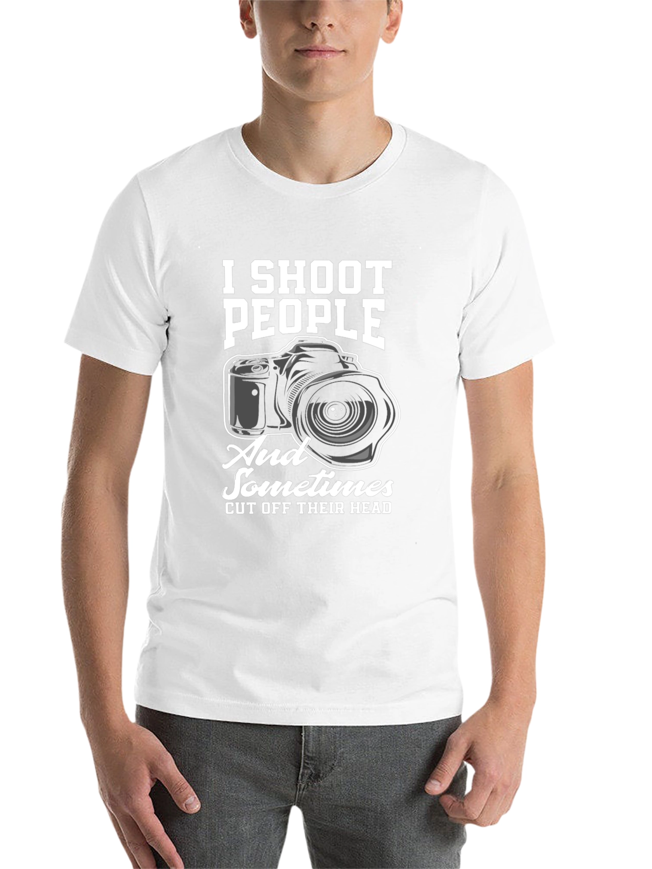 I Shoot People Funny Photographer T-Shirt