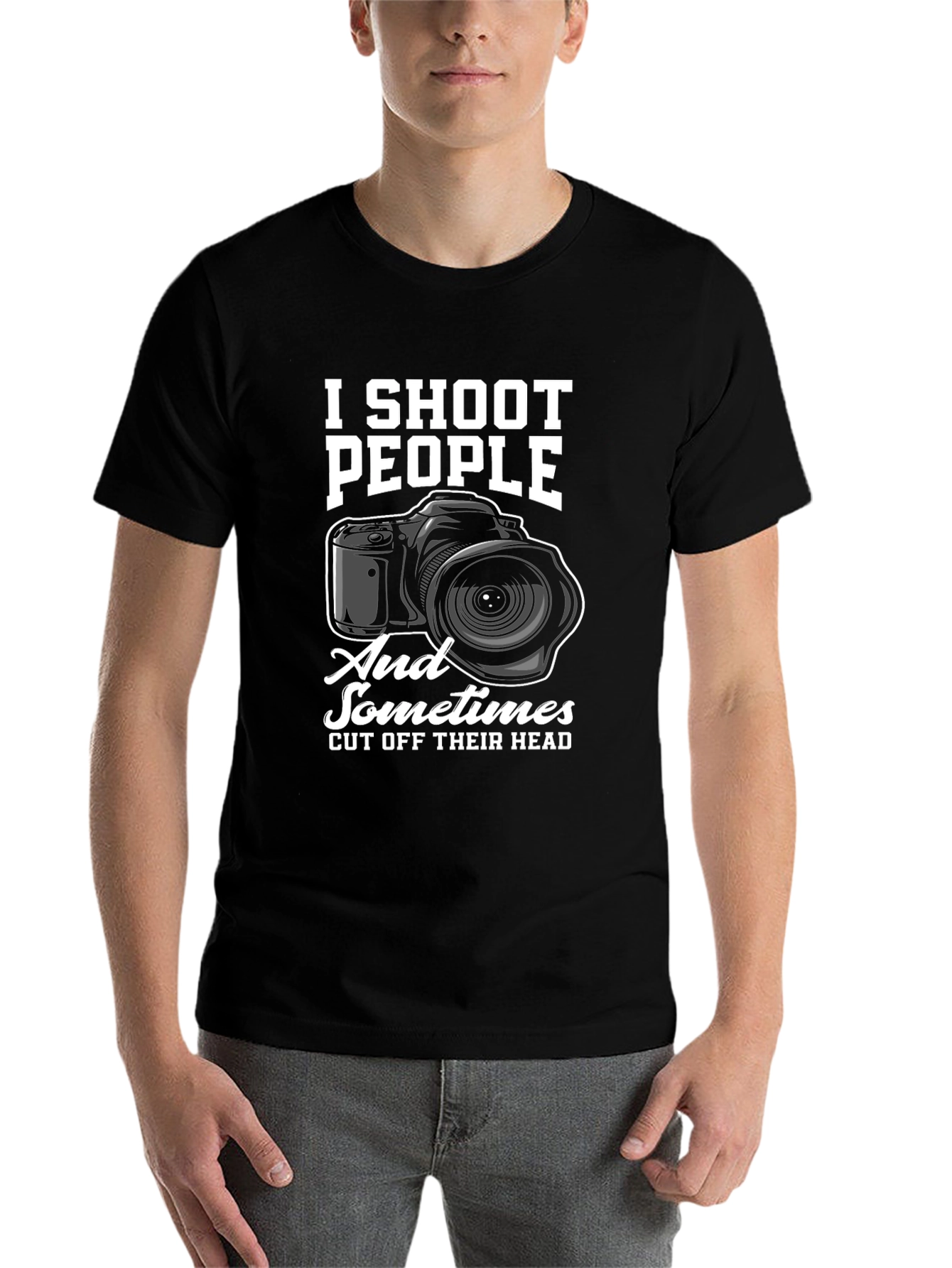 I Shoot People Funny Photographer T-Shirt