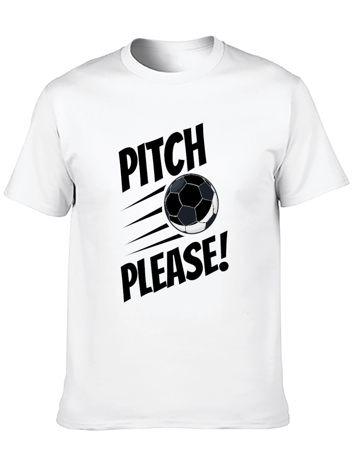 Pitch Please Soccer Ball T-Shirt