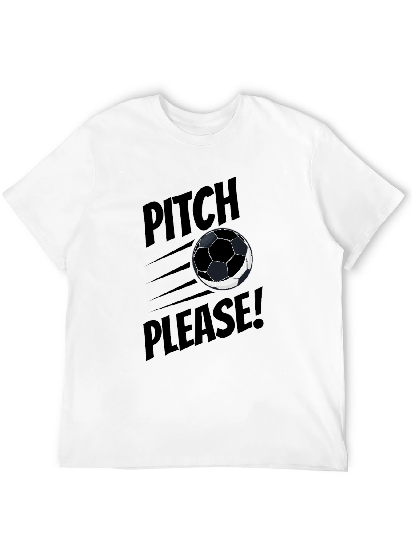 Pitch Please Soccer Ball T-Shirt
