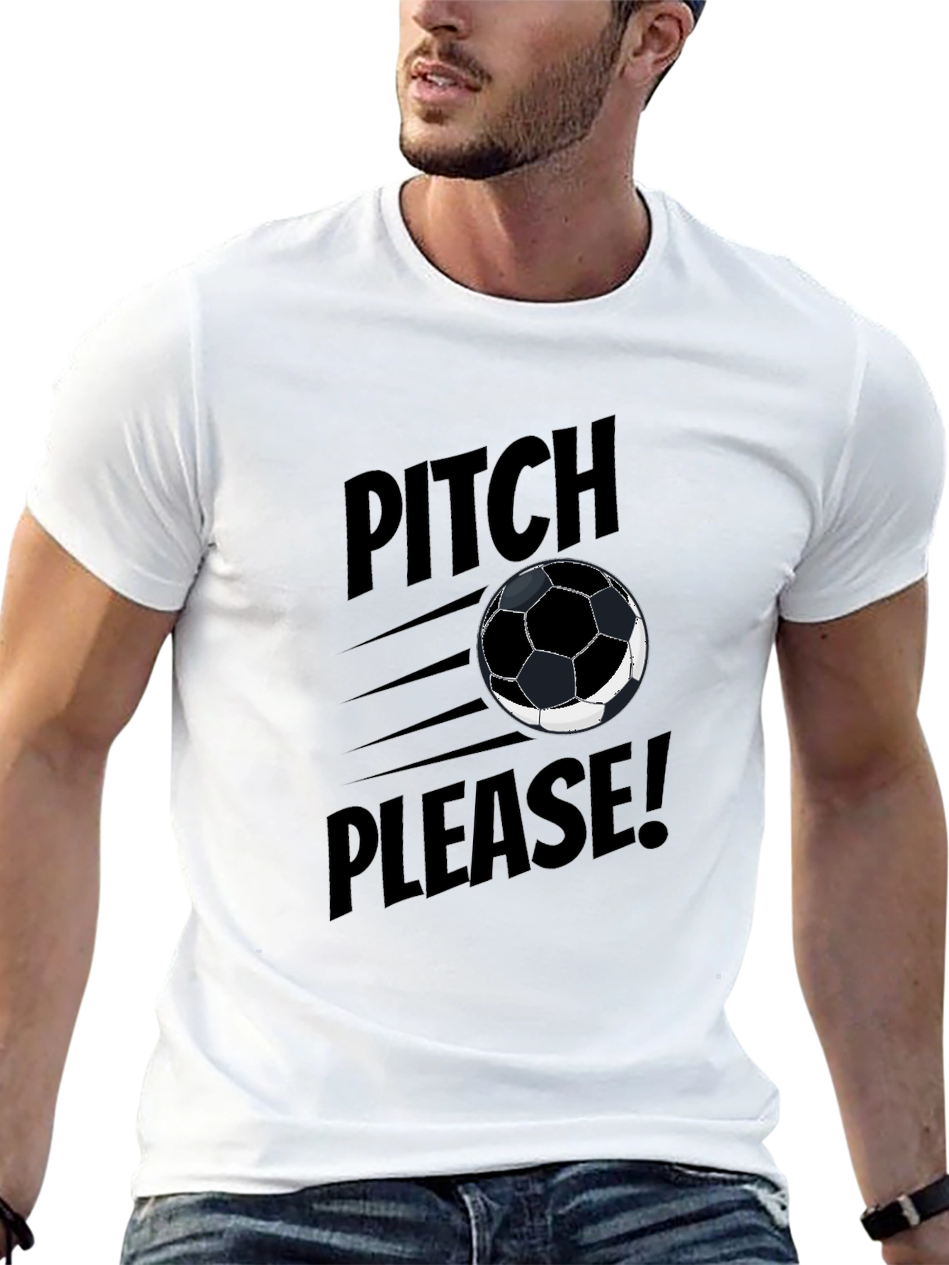 Pitch Please Soccer Ball T-Shirt