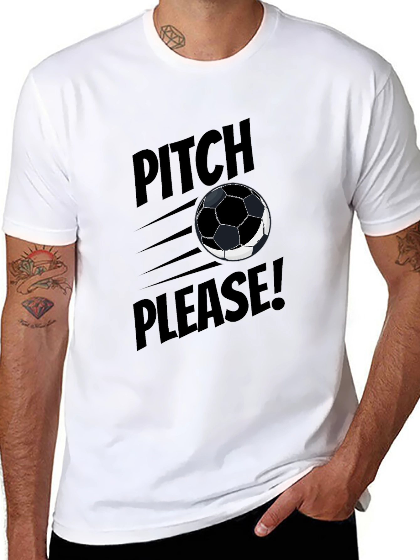 Pitch Please Soccer Ball T-Shirt