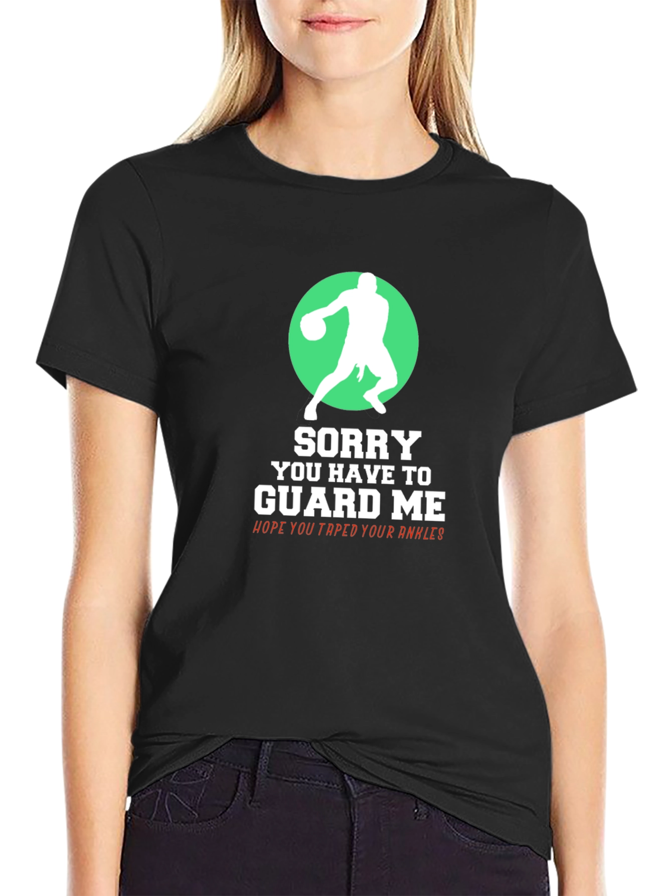 Basketball Player Graphic T-Shirt - Guard Me!