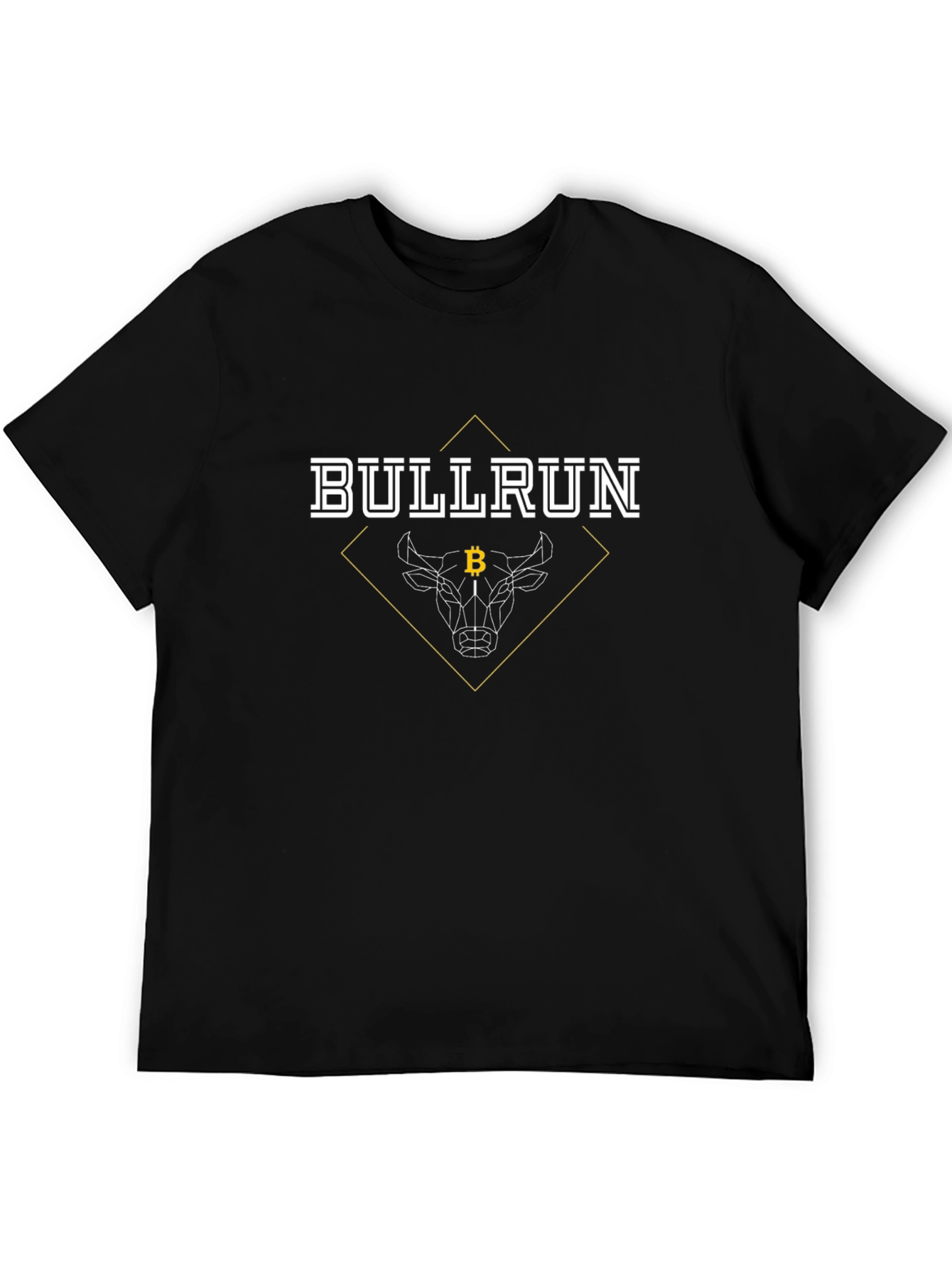 Bullrun Bitcoin Graphic T-Shirt - Black Crypto Tee