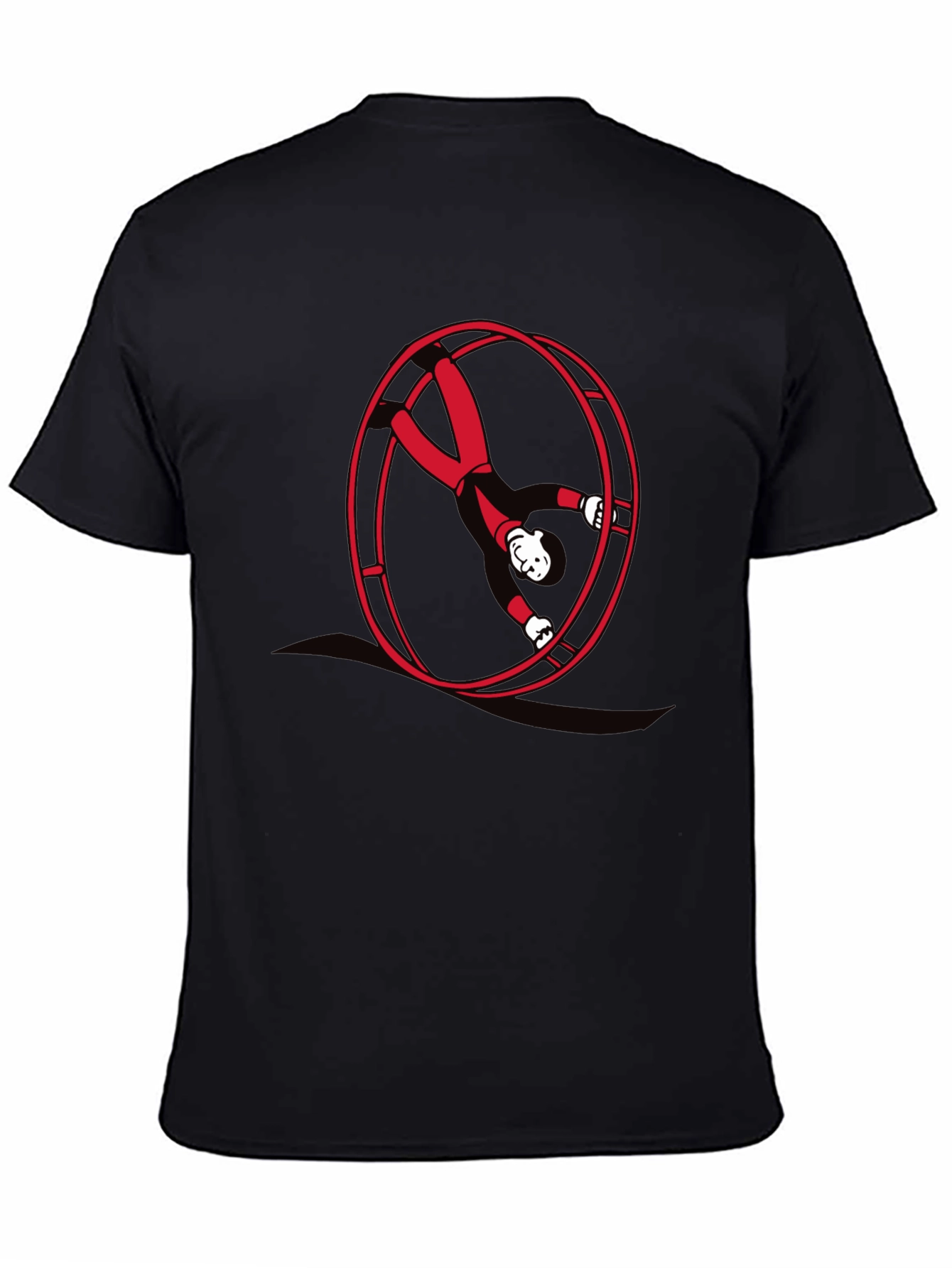 Man in a Wheel T-Shirt