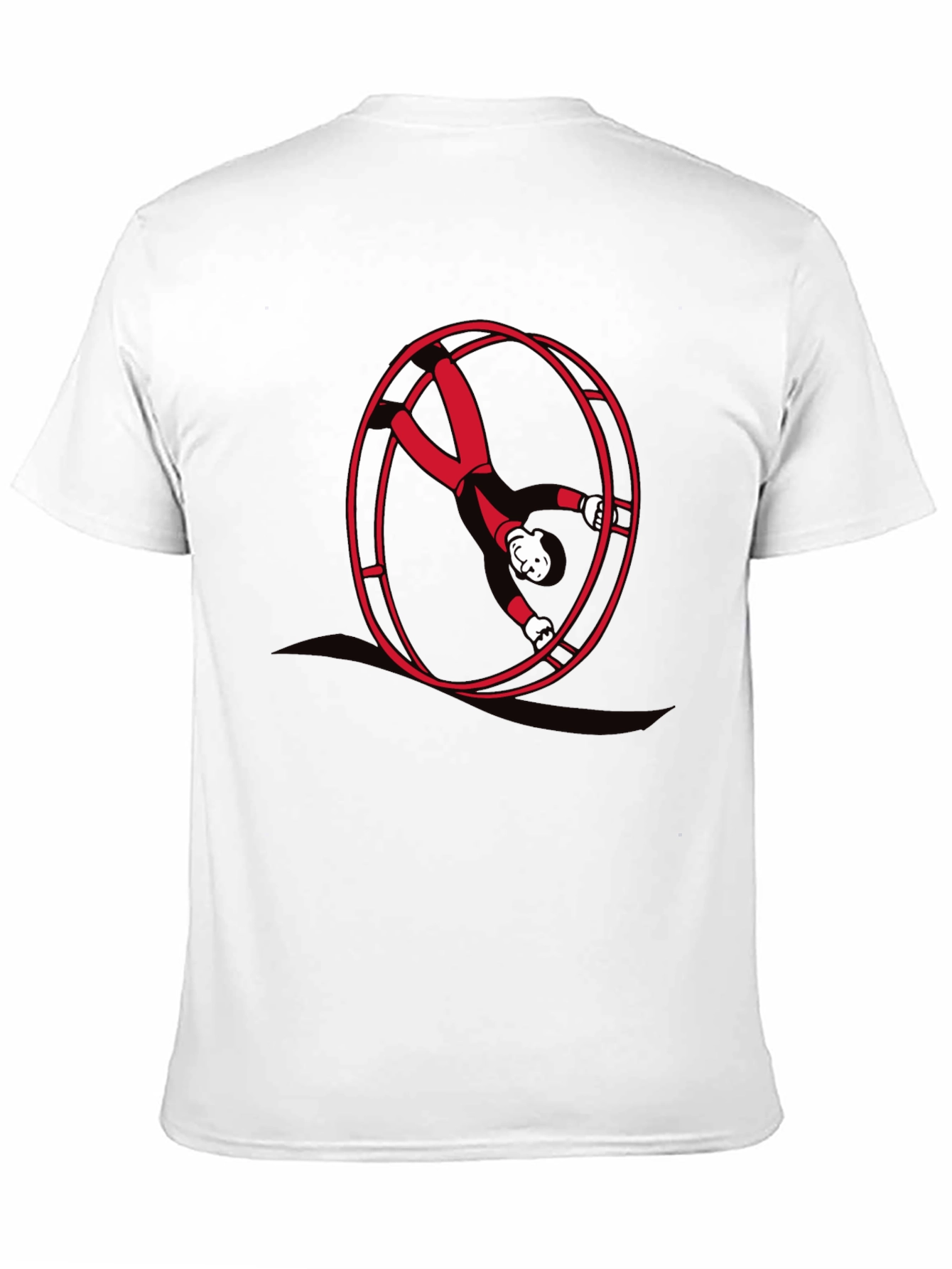 Man in a Wheel T-Shirt