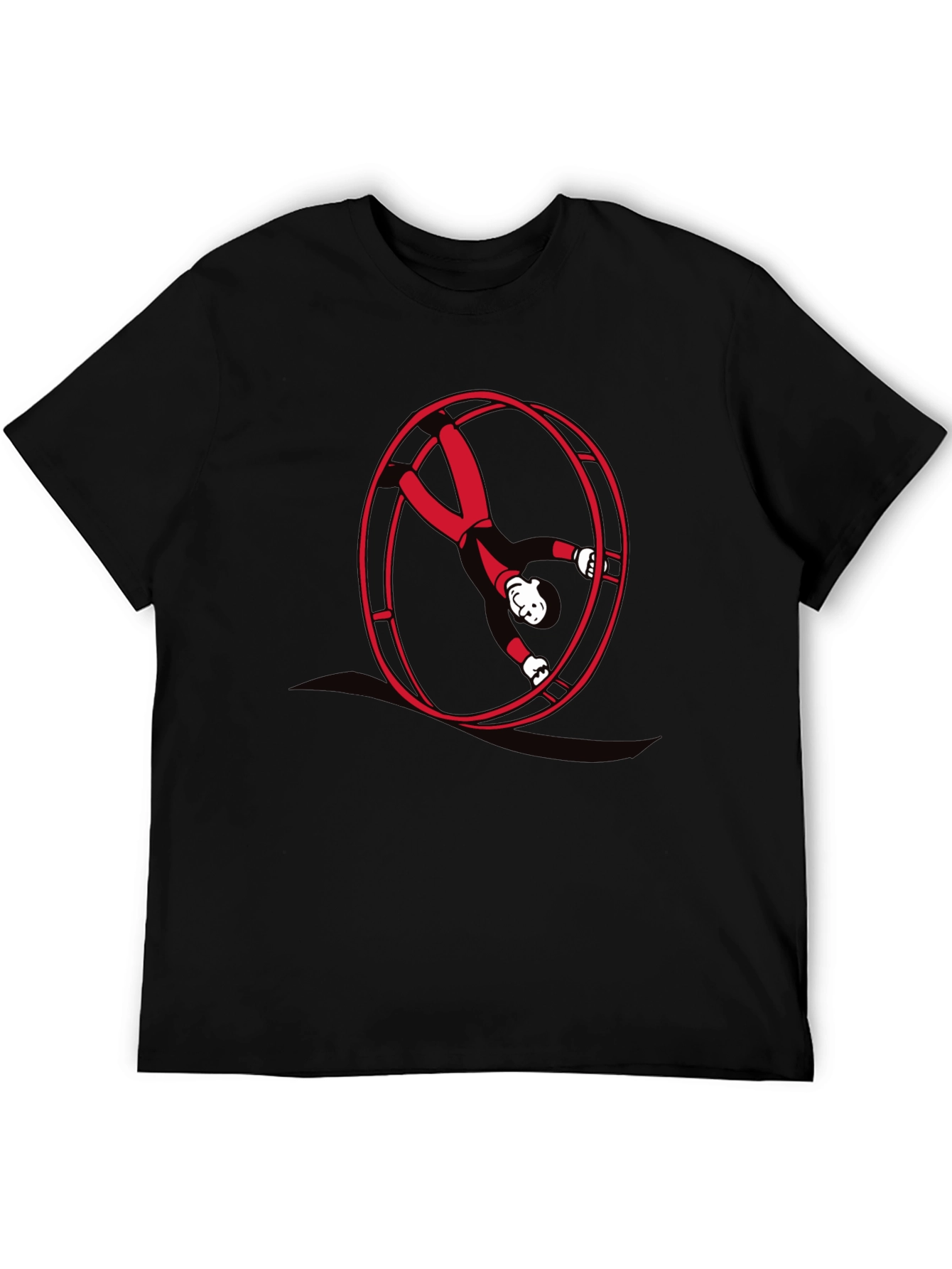 Man in a Wheel T-Shirt