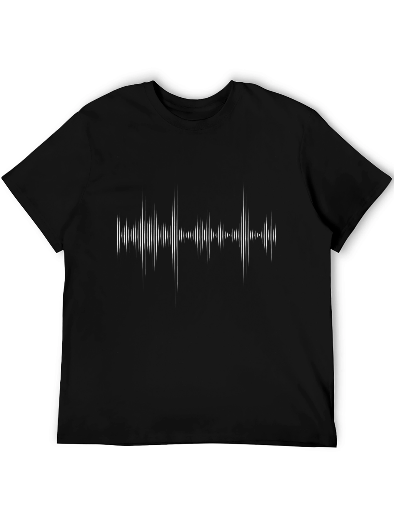 Soundwave Graphic Tee - Modern Black T-Shirt