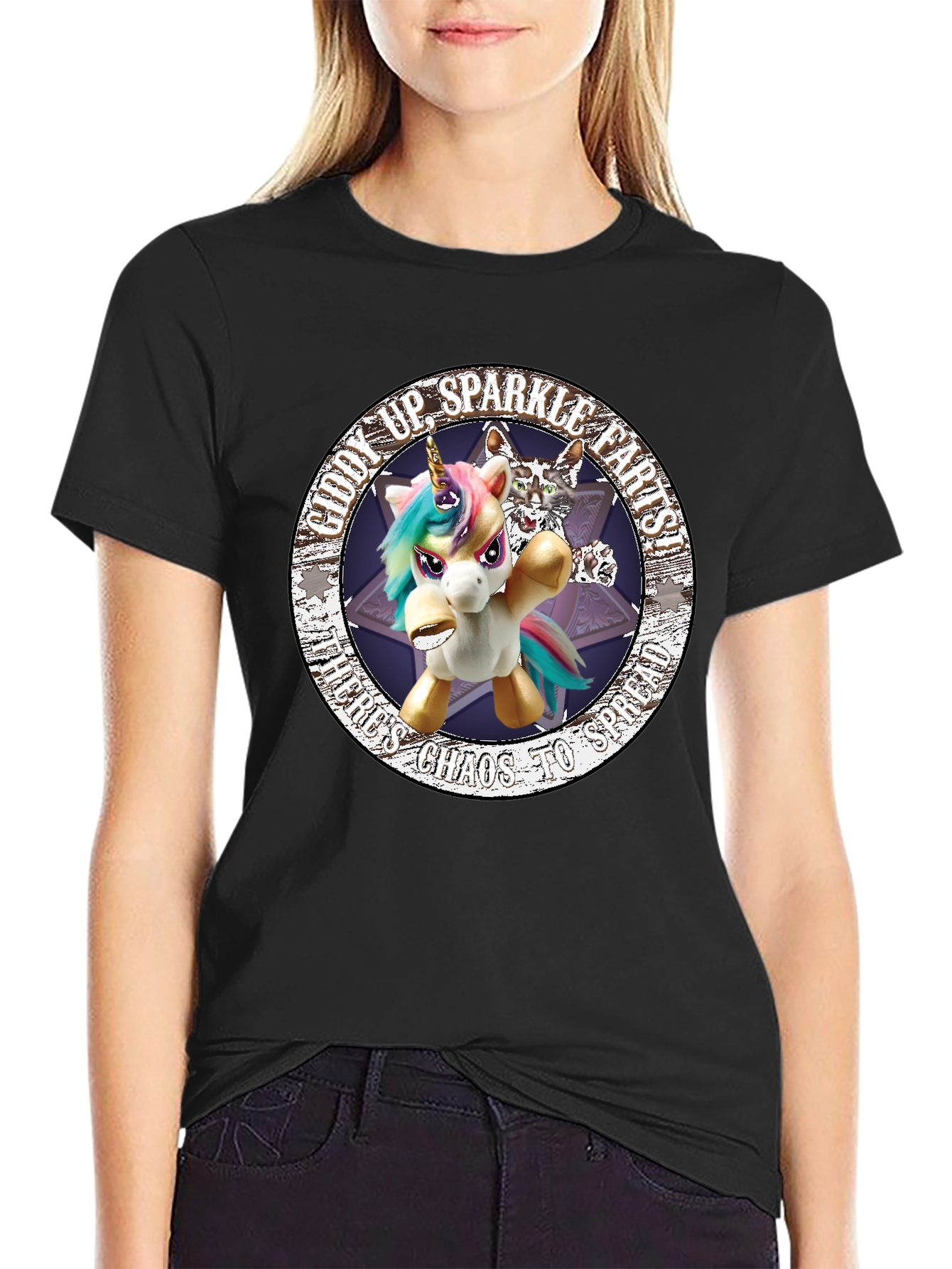 Giddy Up Sparkle Farts Graphic Tee