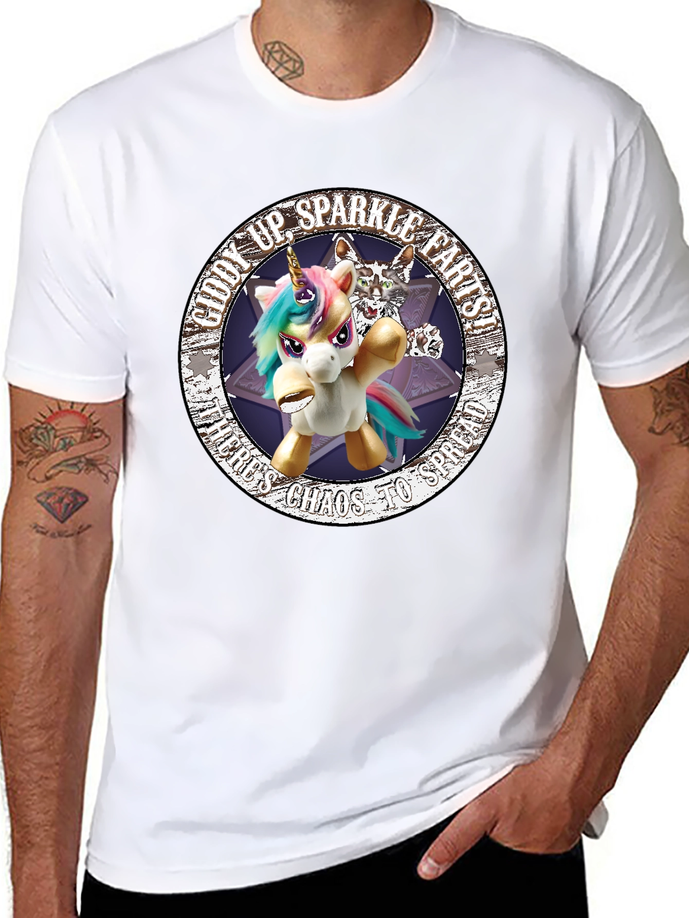 Giddy Up Sparkle Farts Graphic Tee