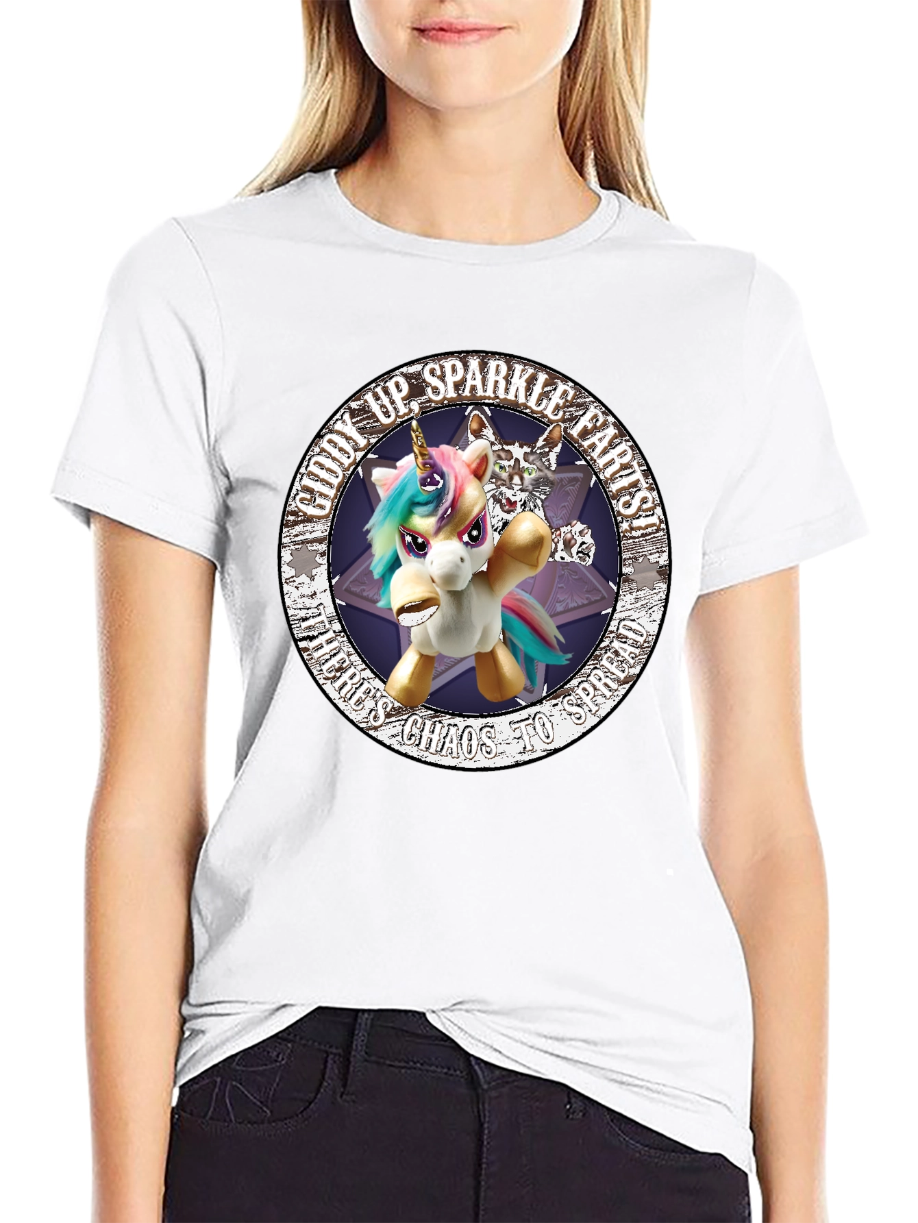 Giddy Up Sparkle Farts Graphic Tee