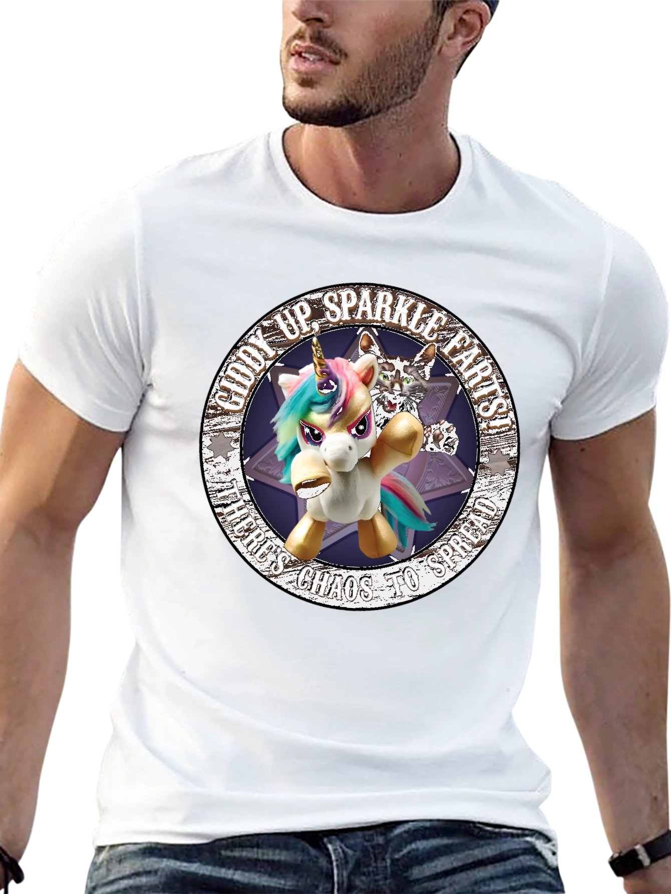 Giddy Up Sparkle Farts Graphic Tee
