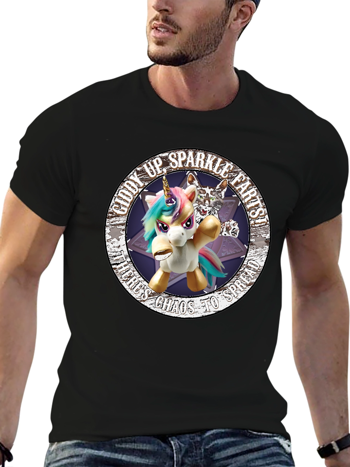 Giddy Up Sparkle Farts Graphic Tee