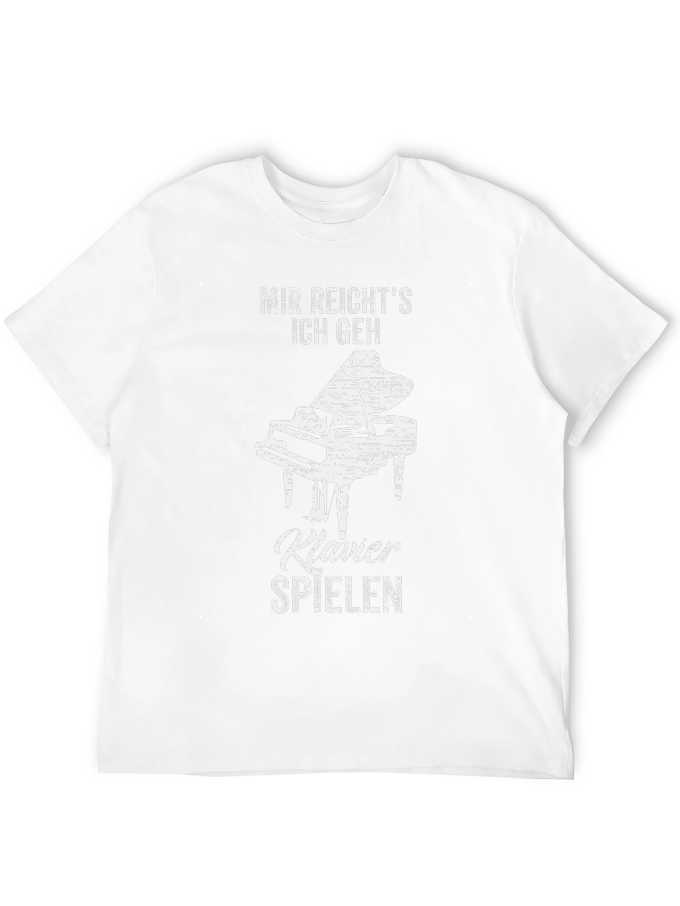Mir Reichts T-Shirt - Piano Lover Tee