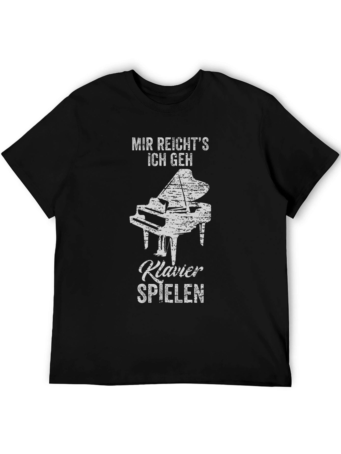 Mir Reichts T-Shirt - Piano Lover Tee