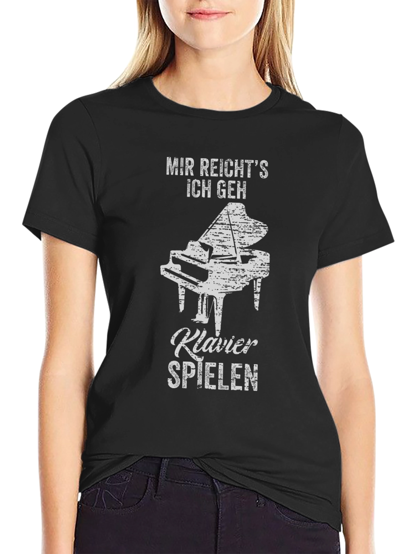 Mir Reichts T-Shirt - Piano Lover Tee