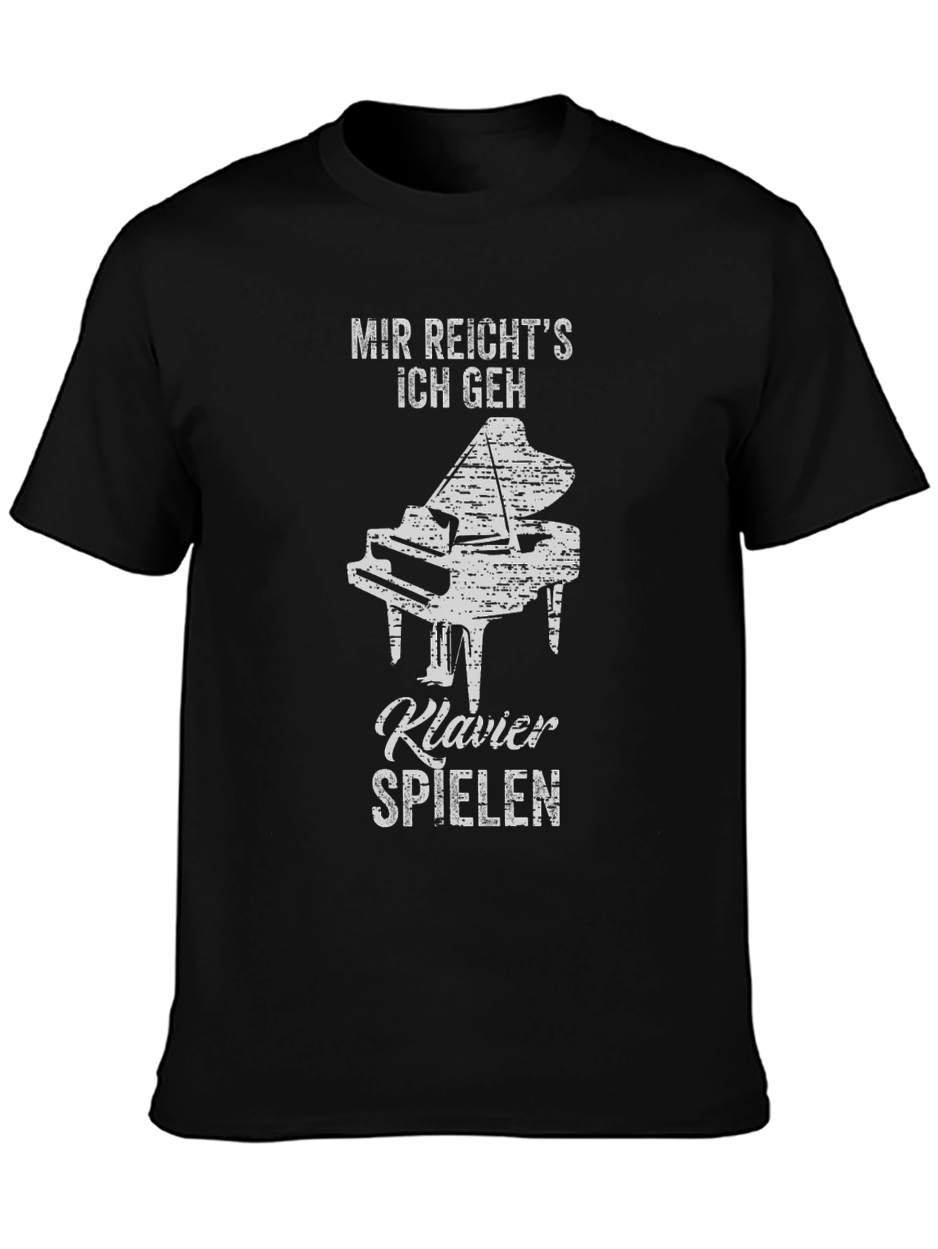 Mir Reichts T-Shirt - Piano Lover Tee