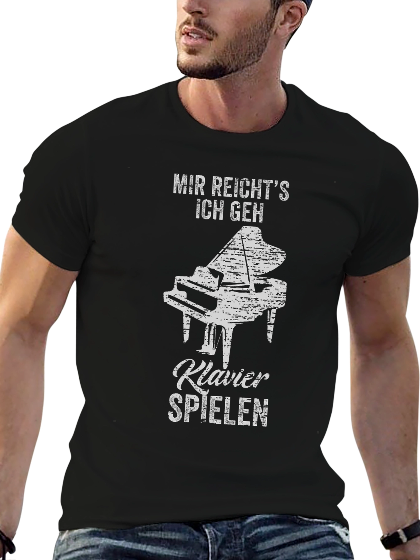 Mir Reichts T-Shirt - Piano Lover Tee