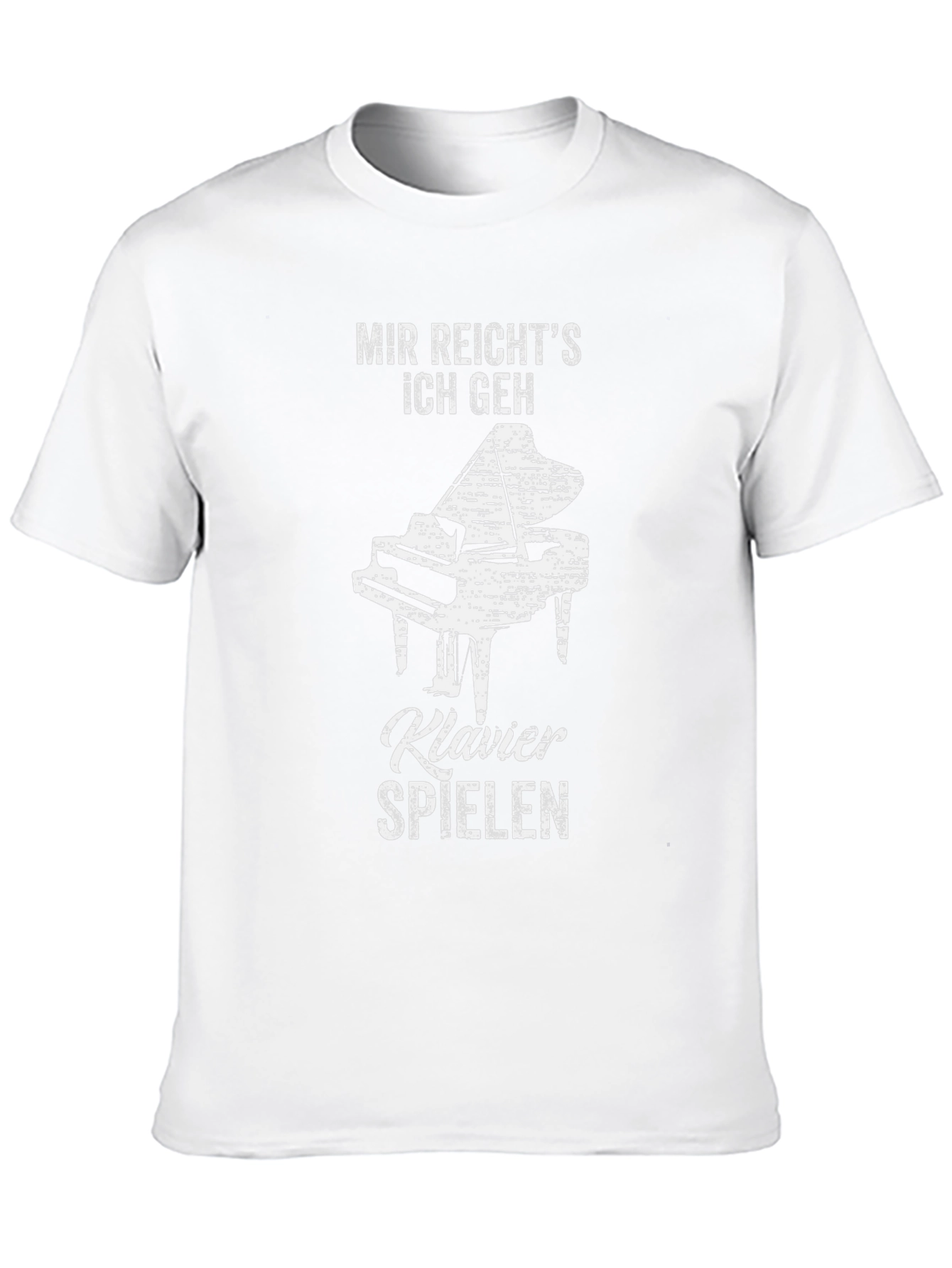Mir Reichts T-Shirt - Piano Lover Tee
