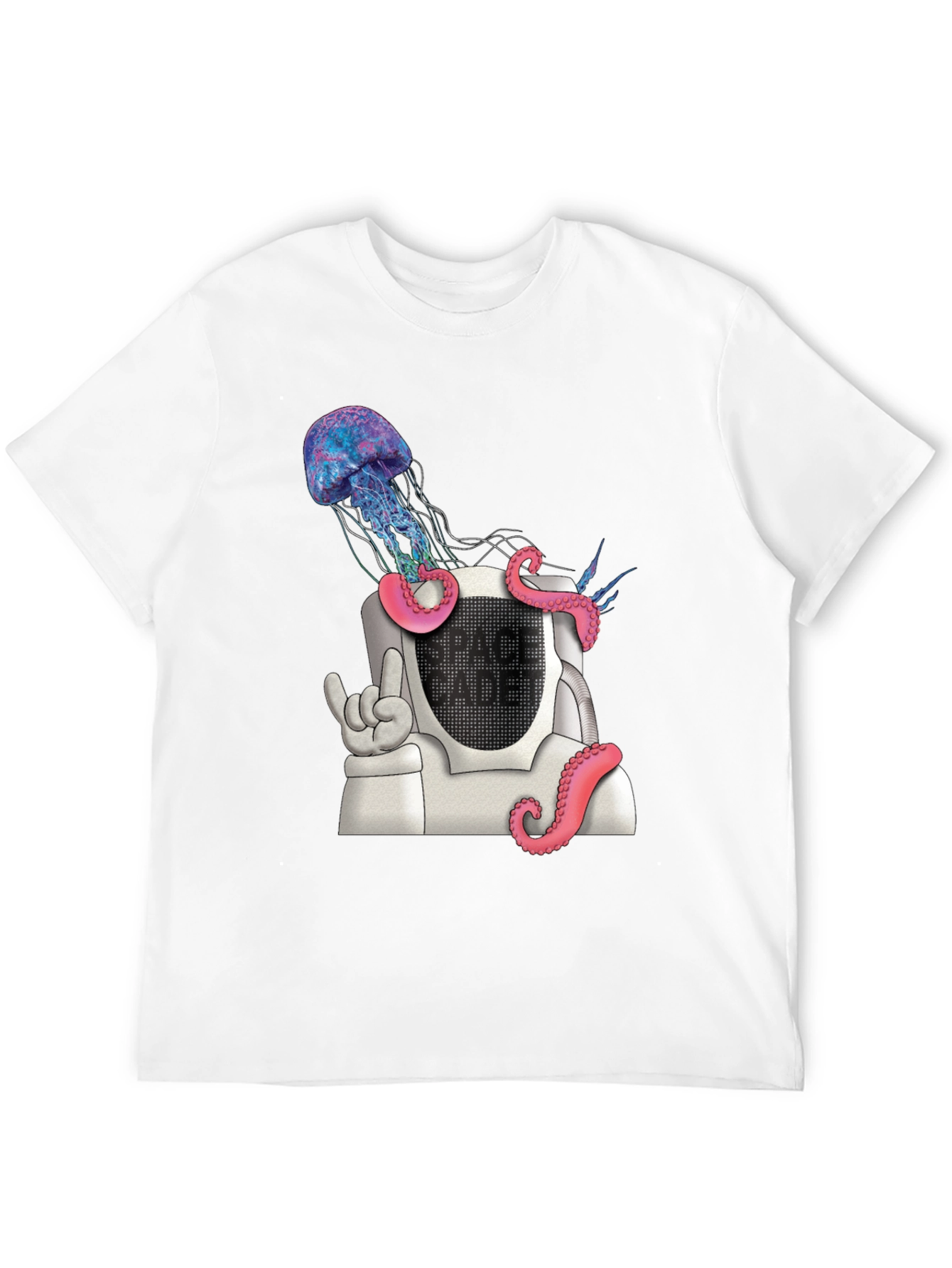 Space Cadet Graphic Tee - Quirky Astronaut Design
