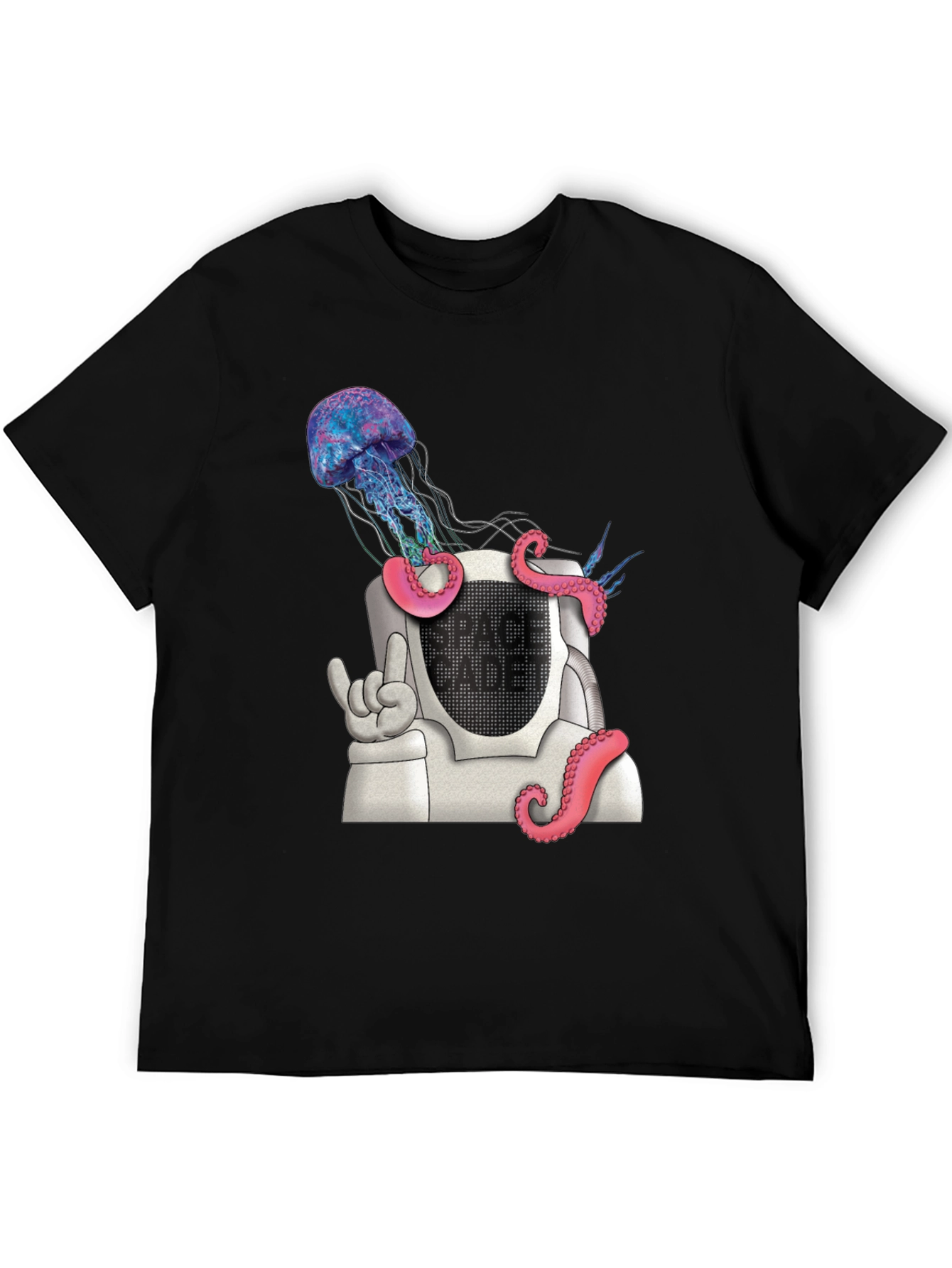 Space Cadet Graphic Tee - Quirky Astronaut Design