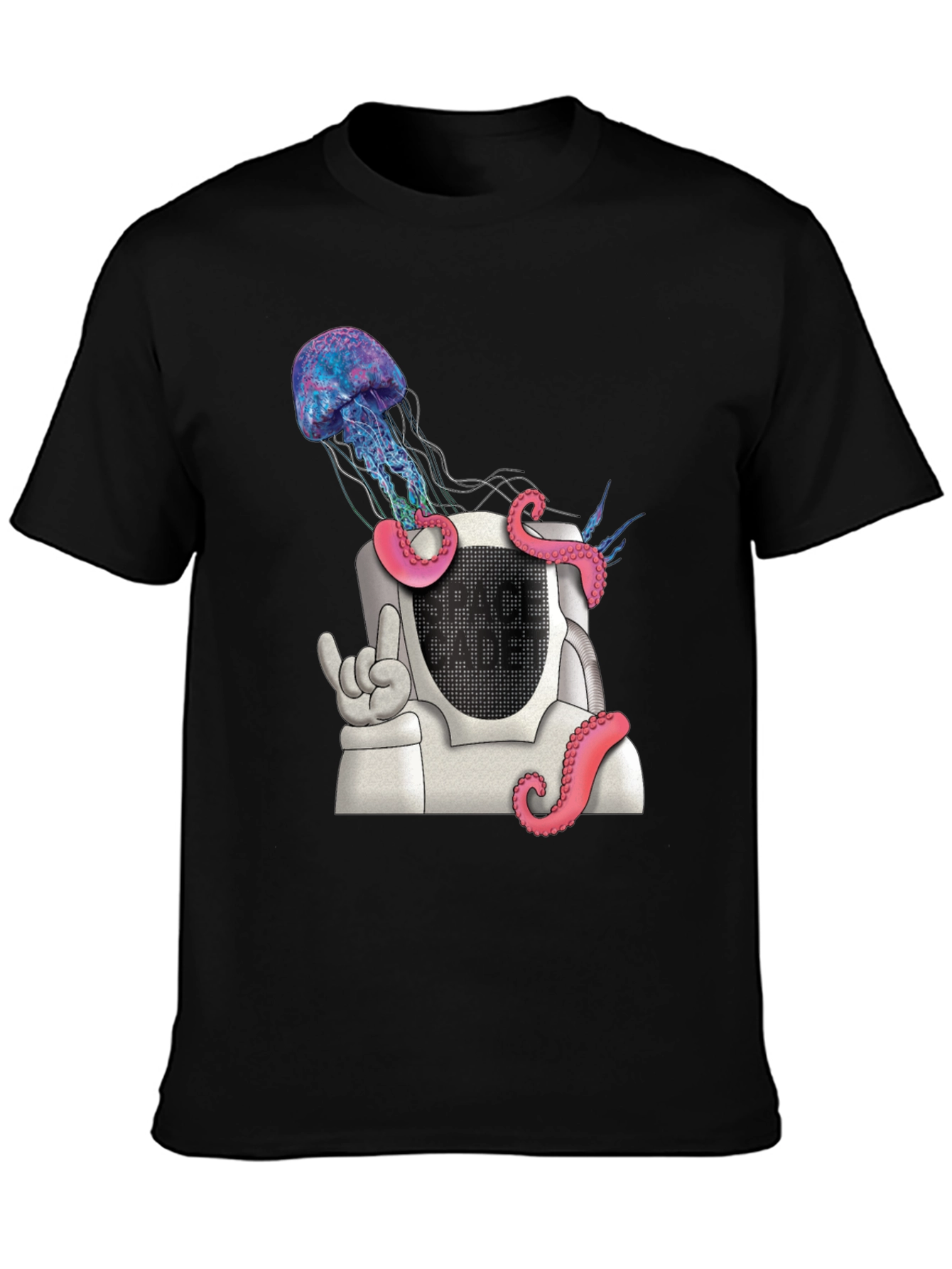 Space Cadet Graphic Tee - Quirky Astronaut Design