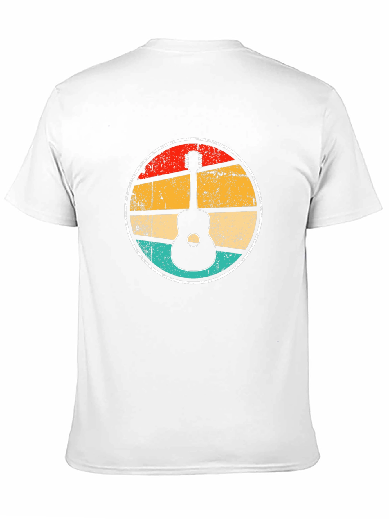 Retro Guitar Sunset Graphic Tee