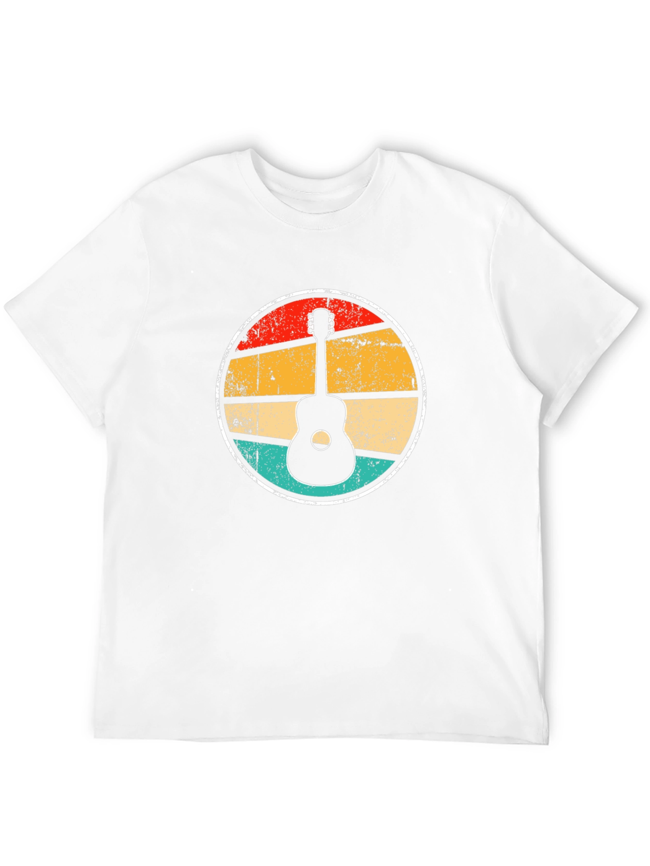 Retro Guitar Sunset Graphic Tee