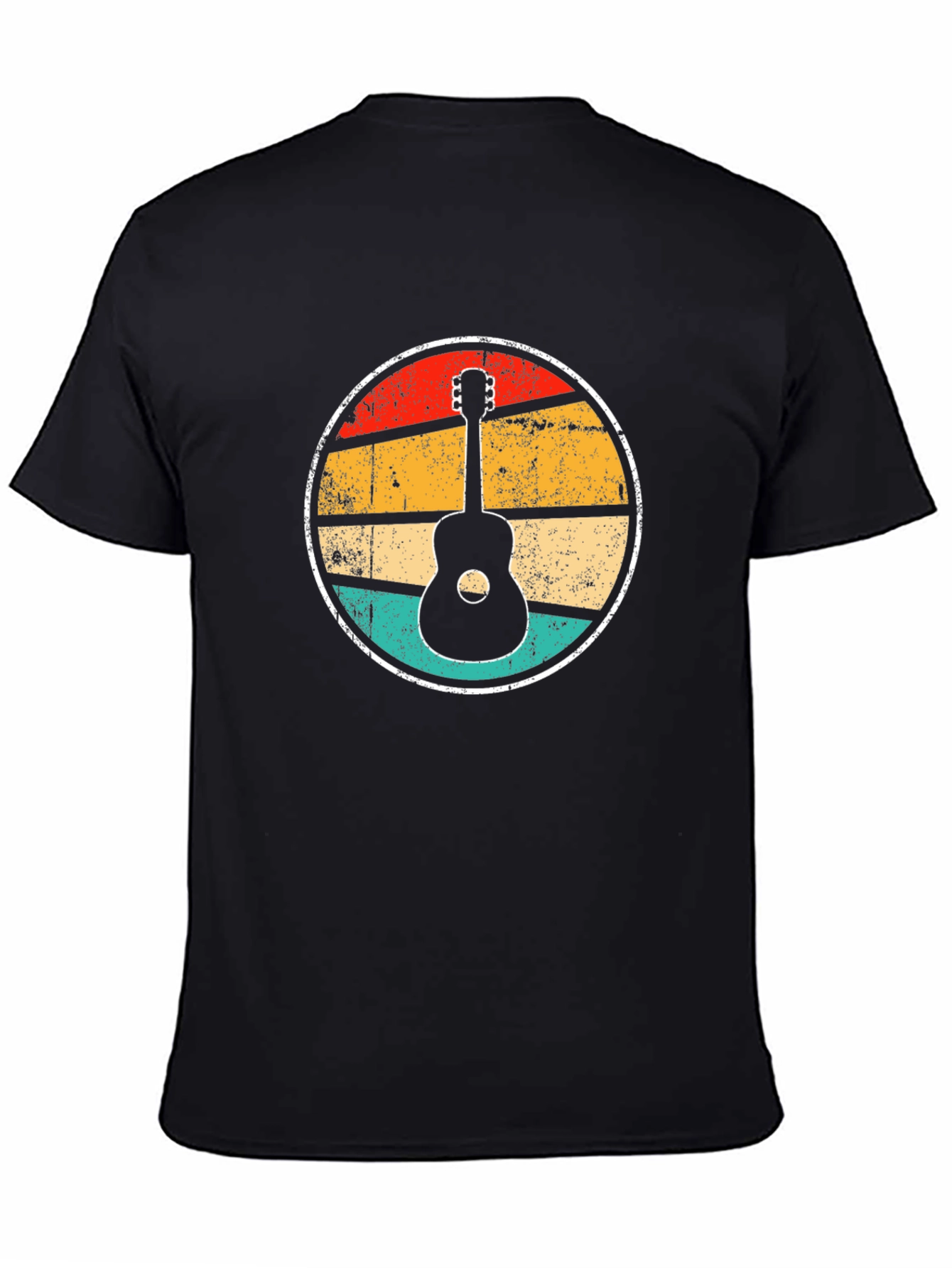 Retro Guitar Sunset Graphic Tee