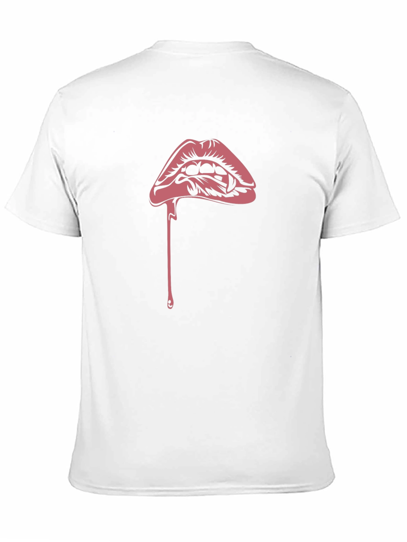 Vampire Kiss Graphic Tee - Black Cotton T-Shirt