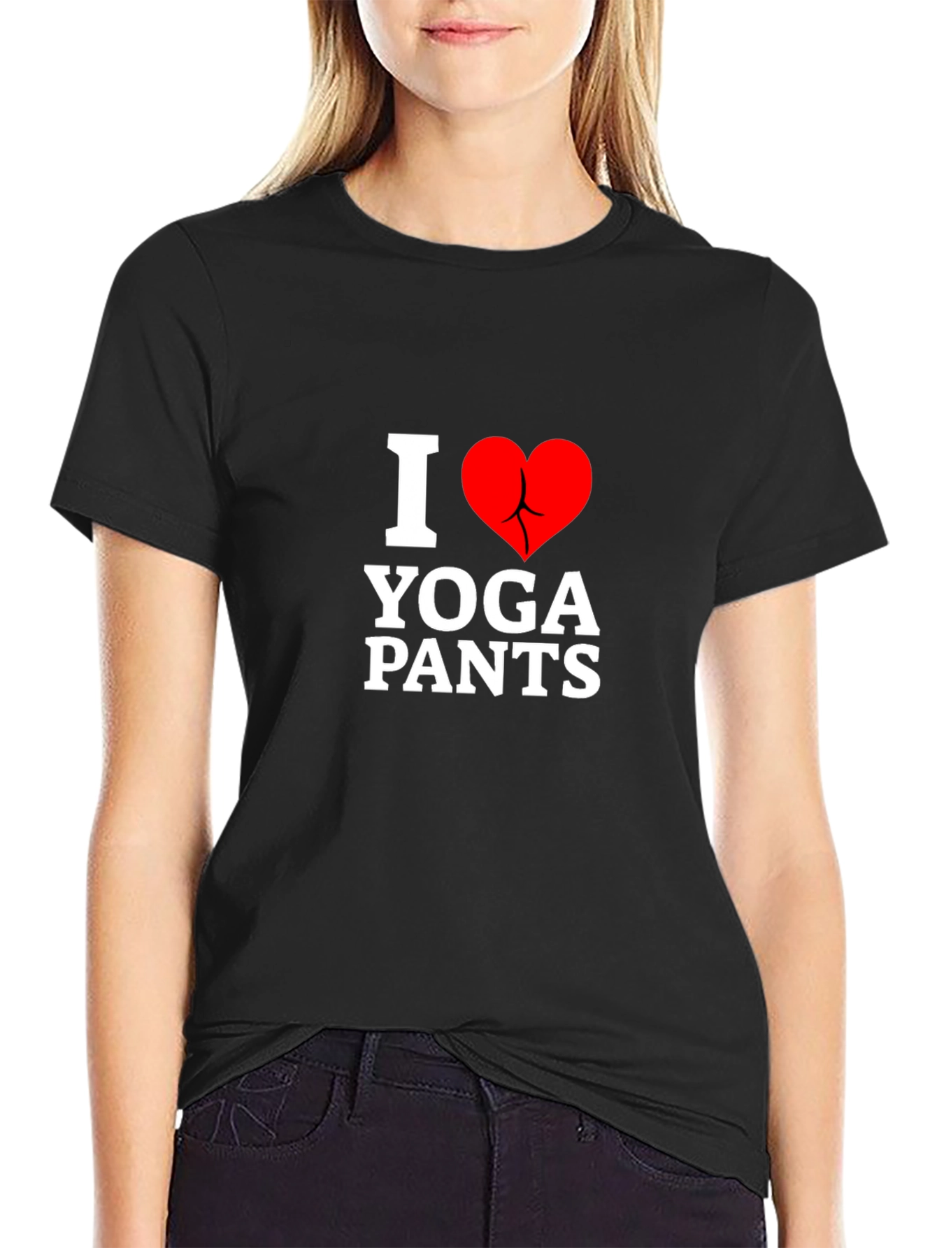 I Love Yoga Pants T-Shirt - Funny Graphic Tee