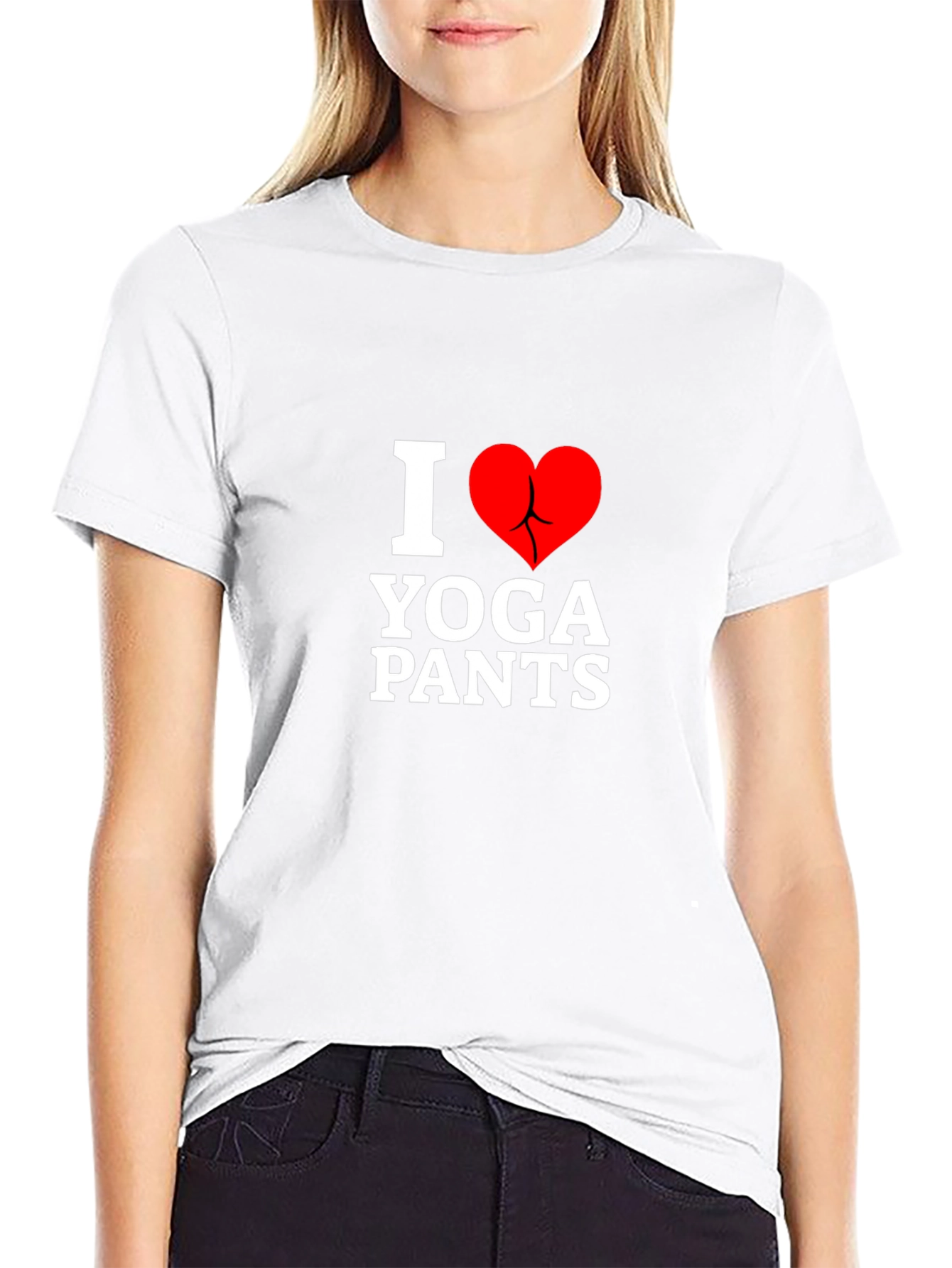I Love Yoga Pants T-Shirt - Funny Graphic Tee