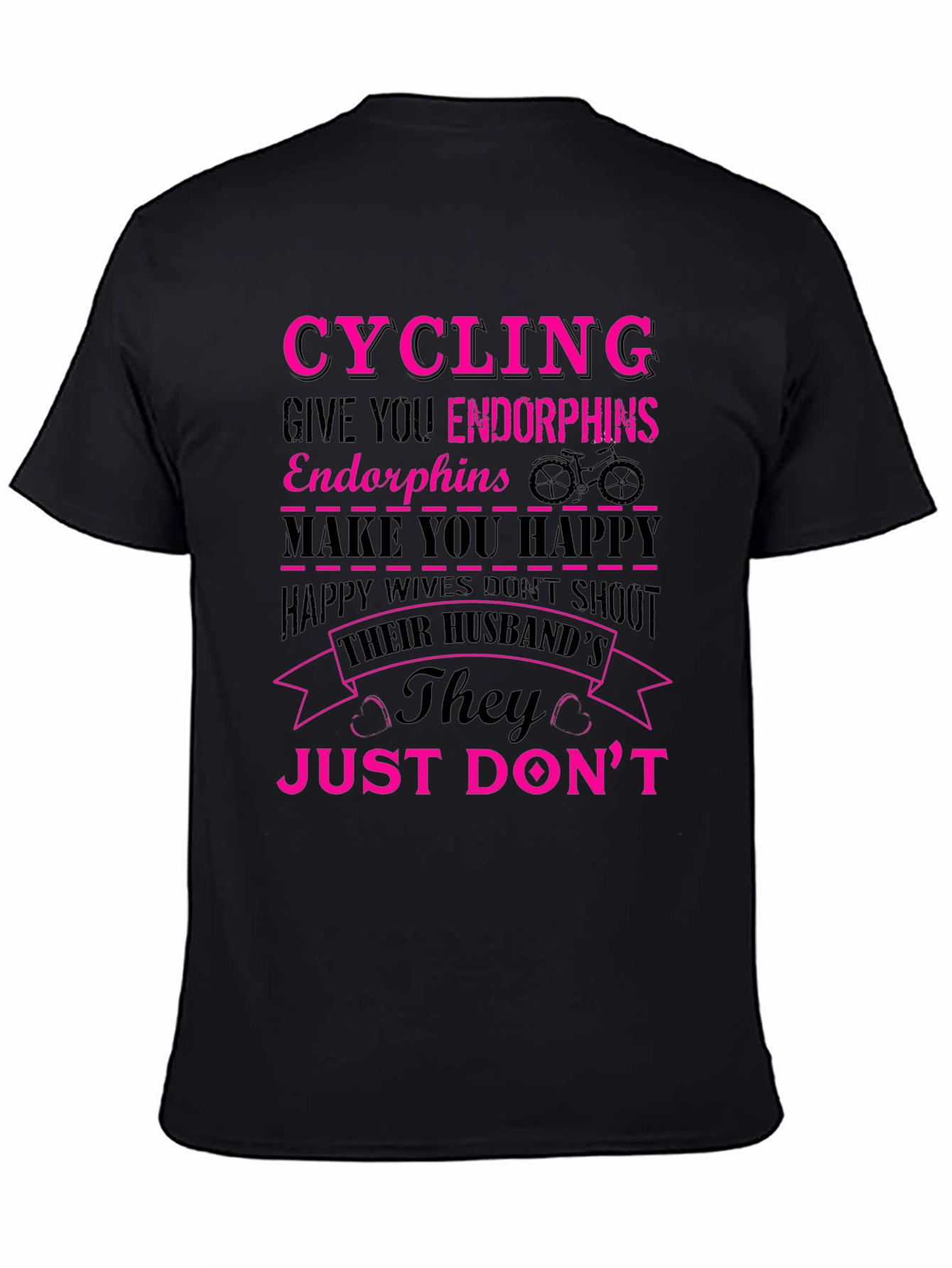 Cycling Endorphins Happy Wife T-Shirt