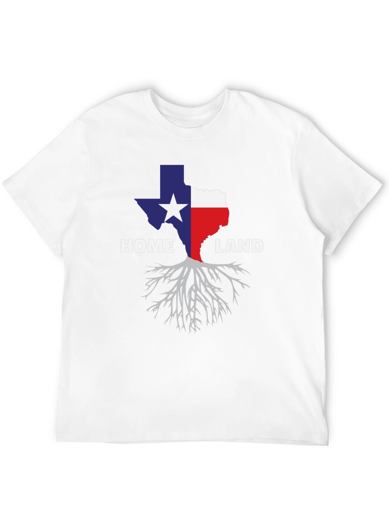 Texas Homeland Roots Graphic Tee - Black Cotton