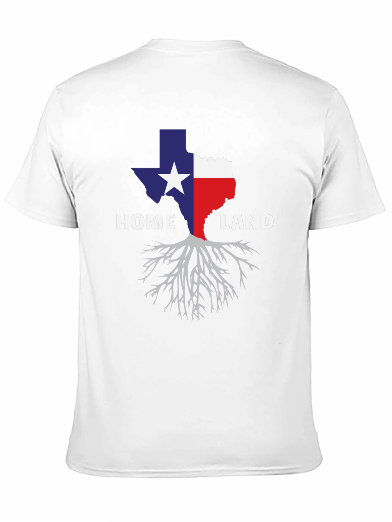 Texas Homeland Roots Graphic Tee - Black Cotton