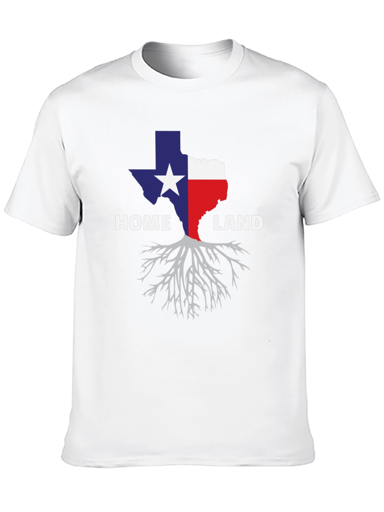 Texas Homeland Roots Graphic Tee - Black Cotton