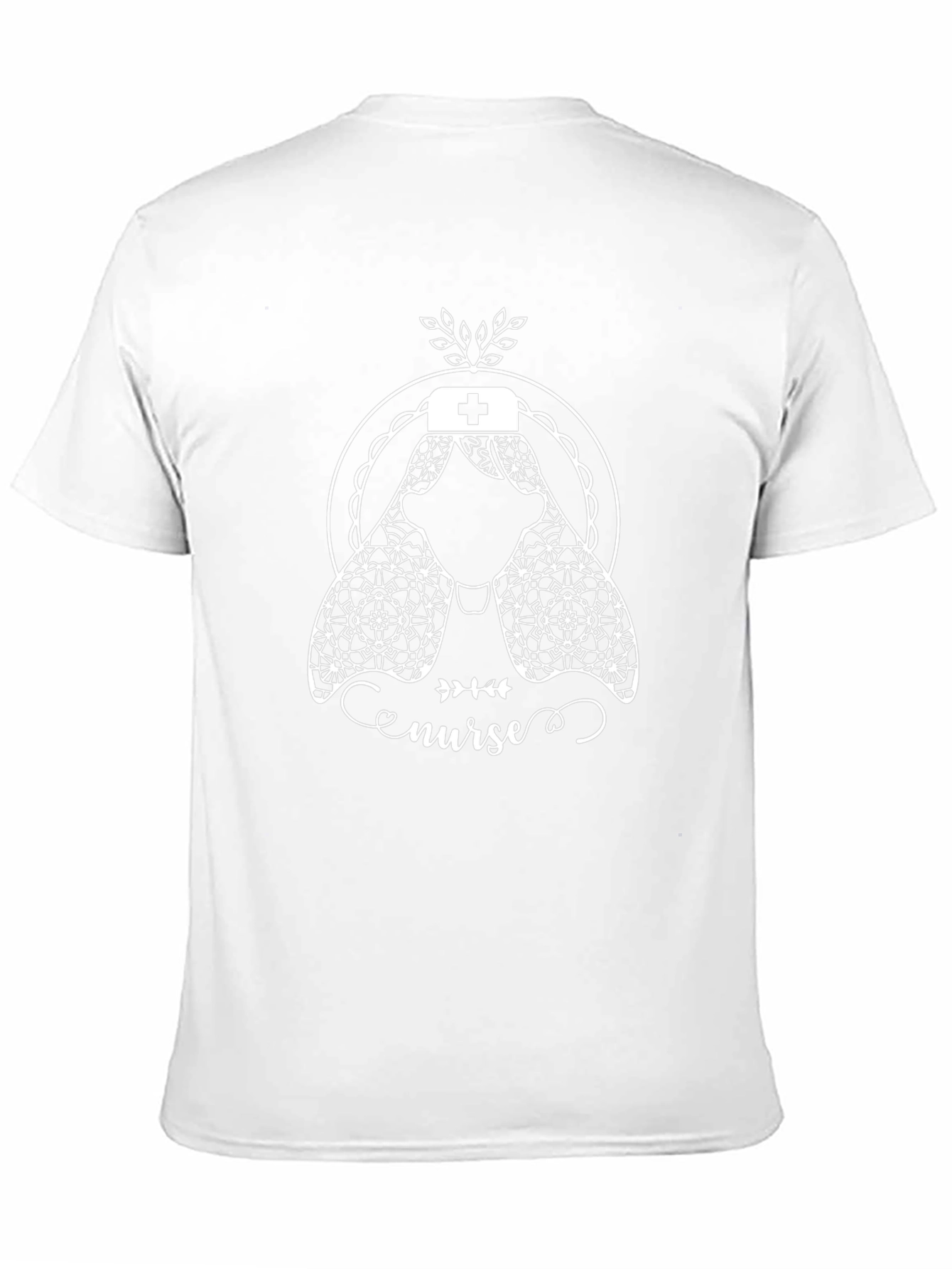 Nurse Mandala Graphic Tee - Black