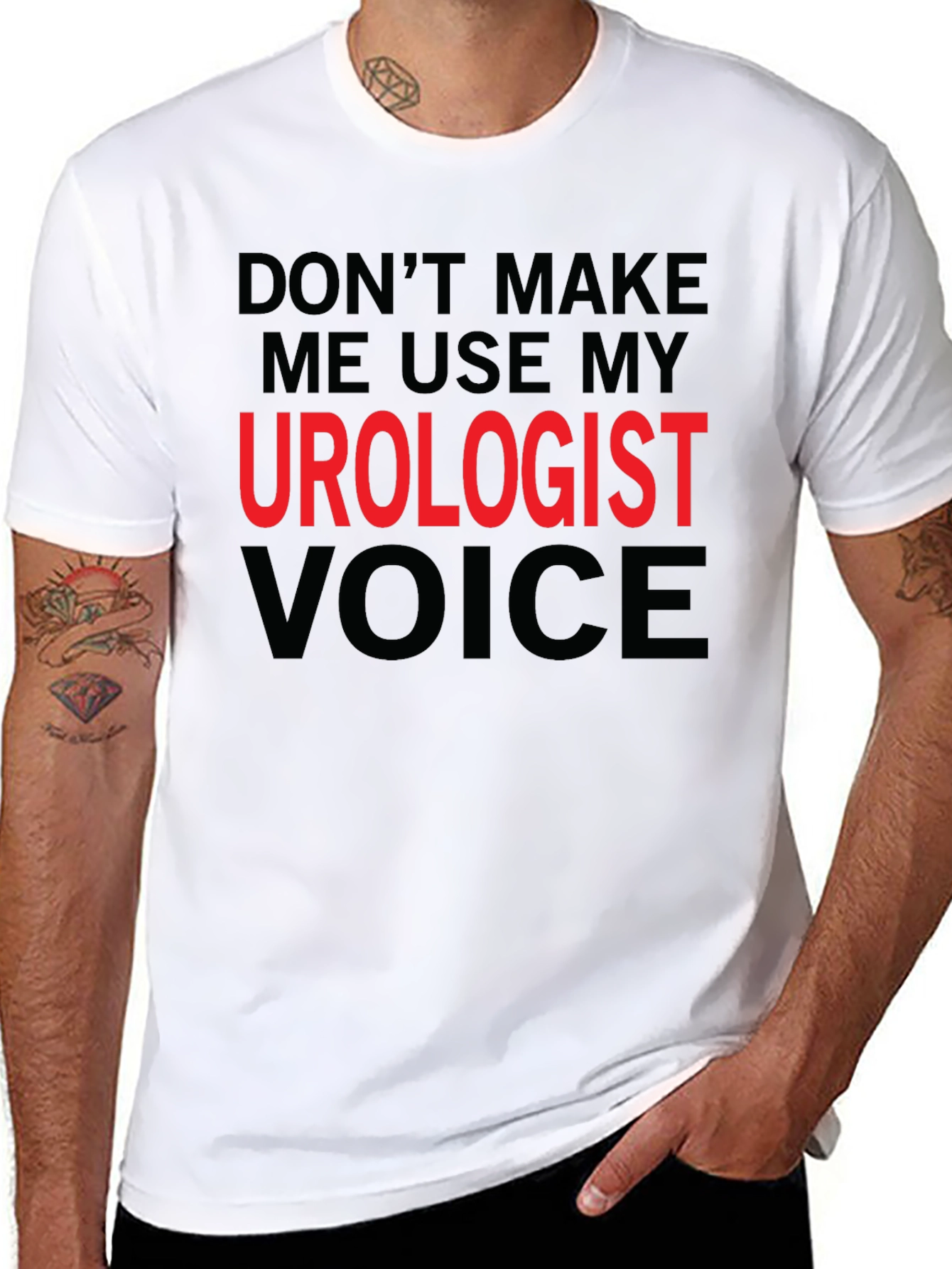Urologist Voice Funny Graphic T-Shirt