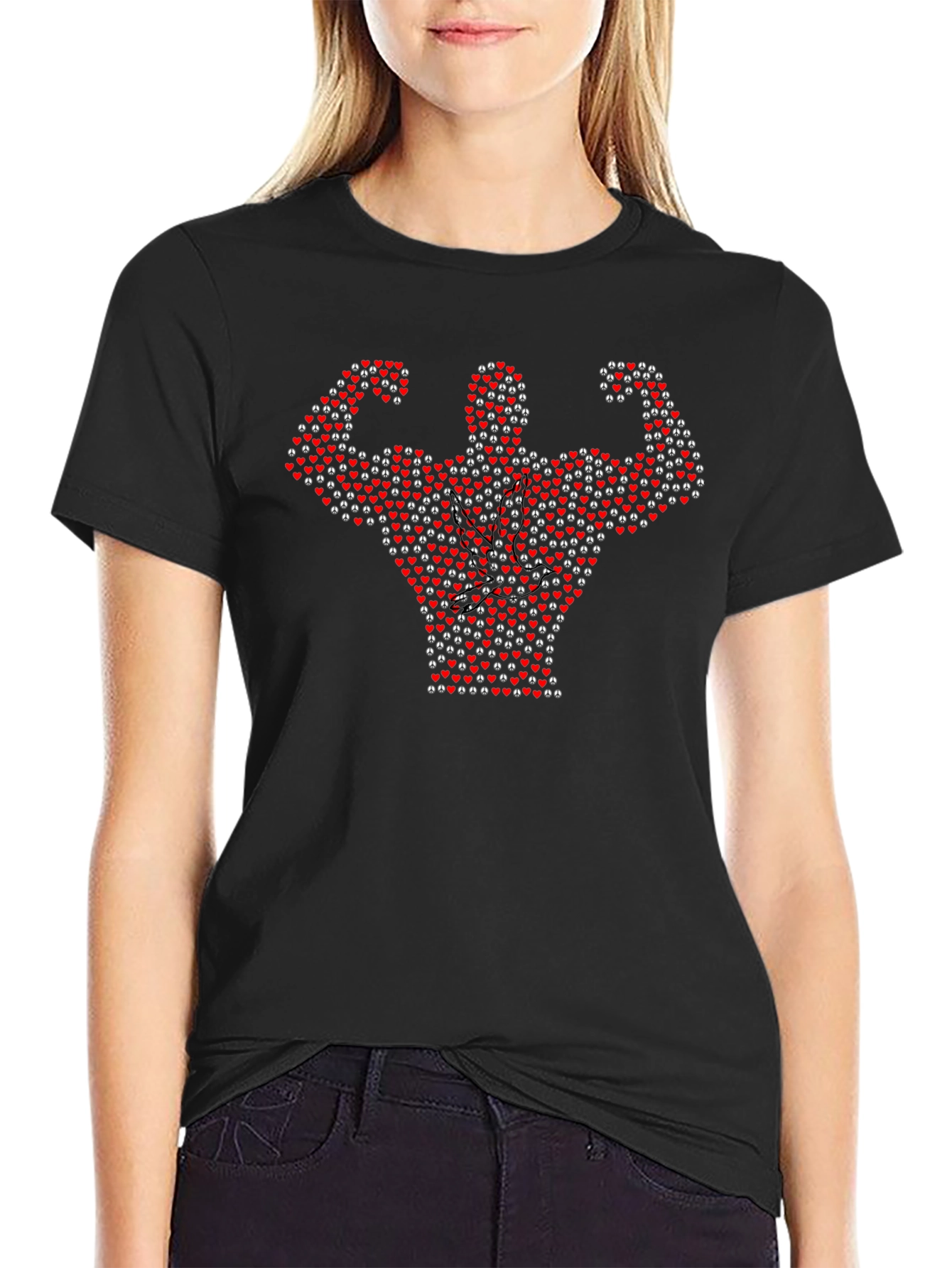 Heart Muscle Man Graphic T-Shirt
