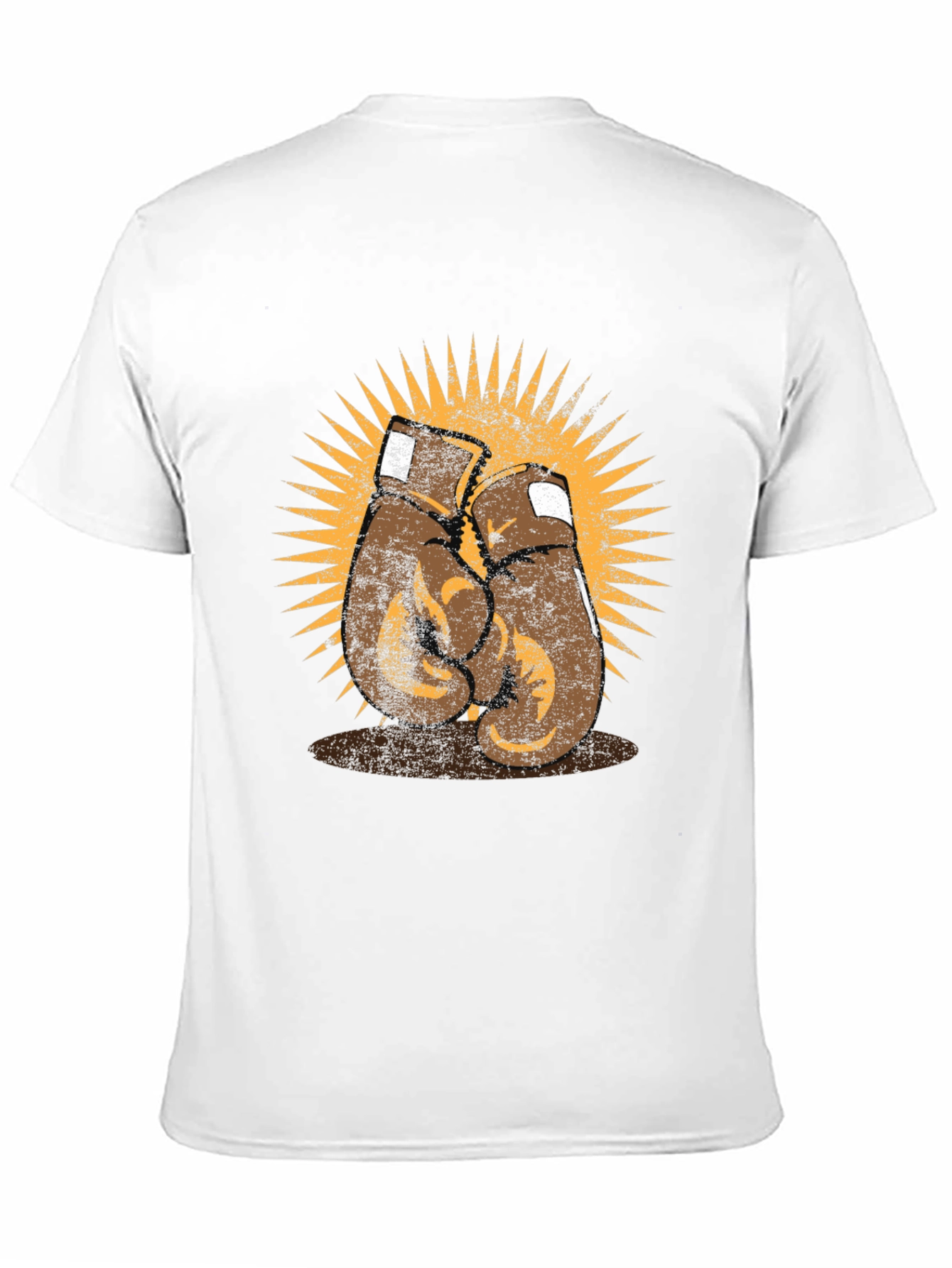 Retro Boxing Gloves Graphic T-Shirt