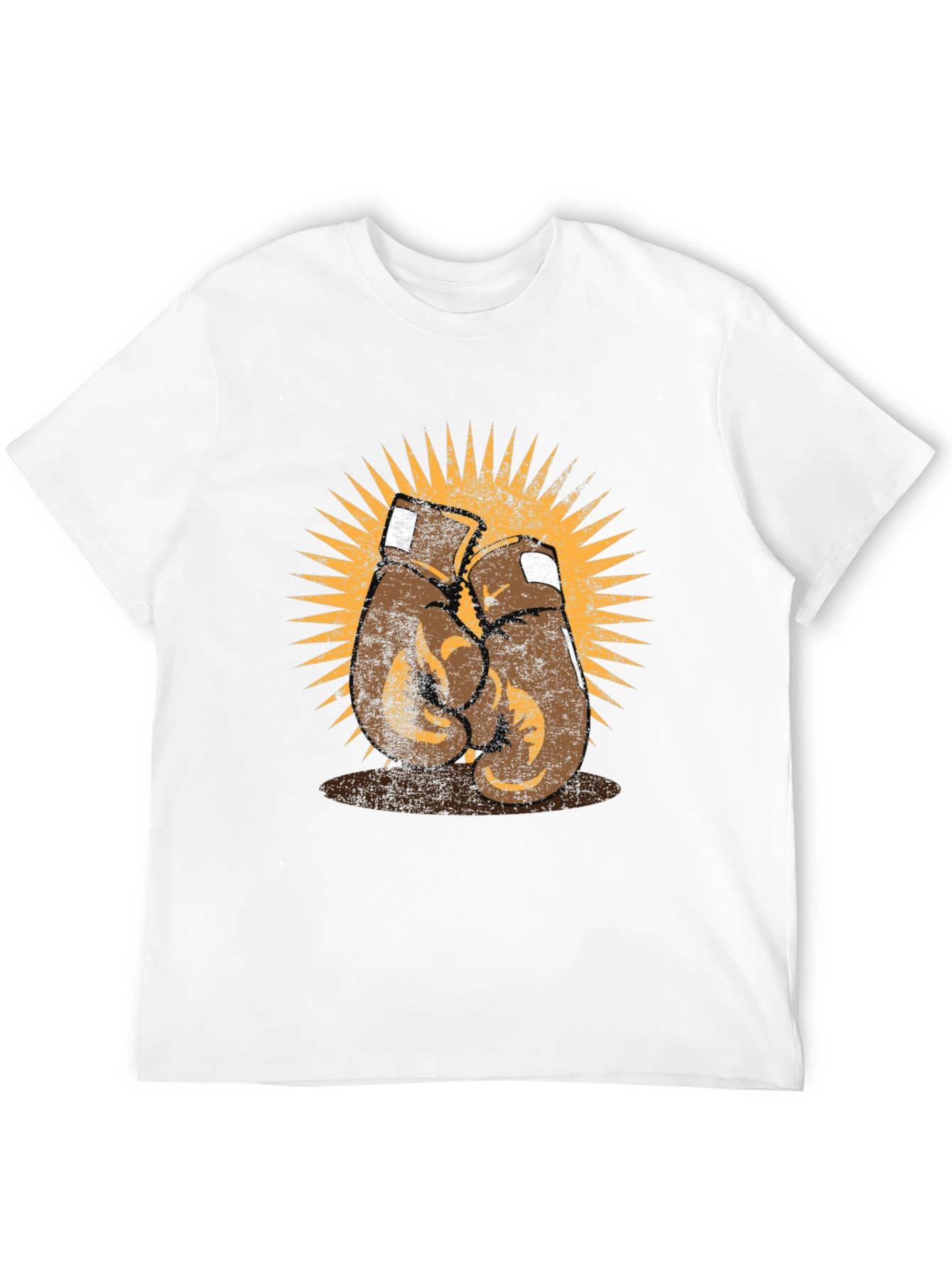 Retro Boxing Gloves Graphic T-Shirt