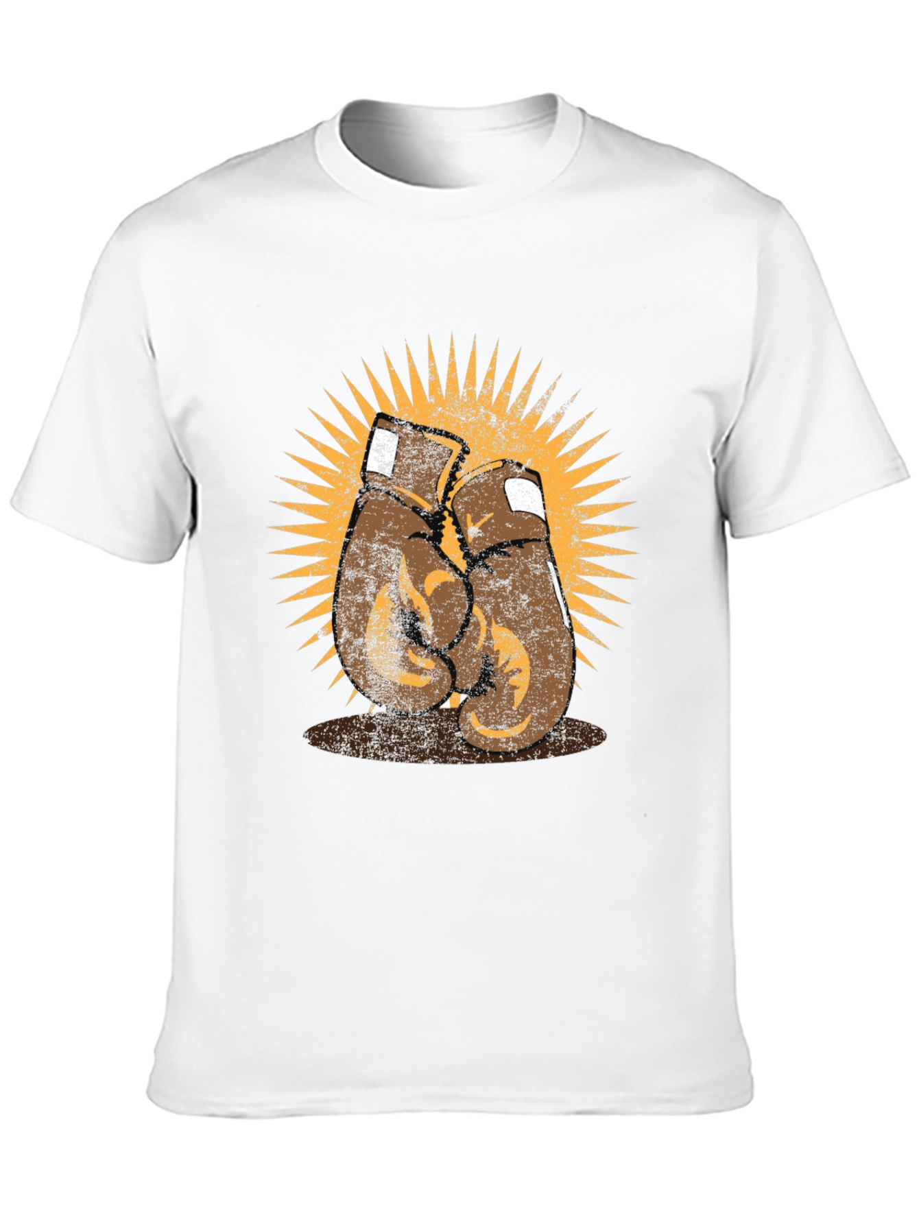 Retro Boxing Gloves Graphic T-Shirt