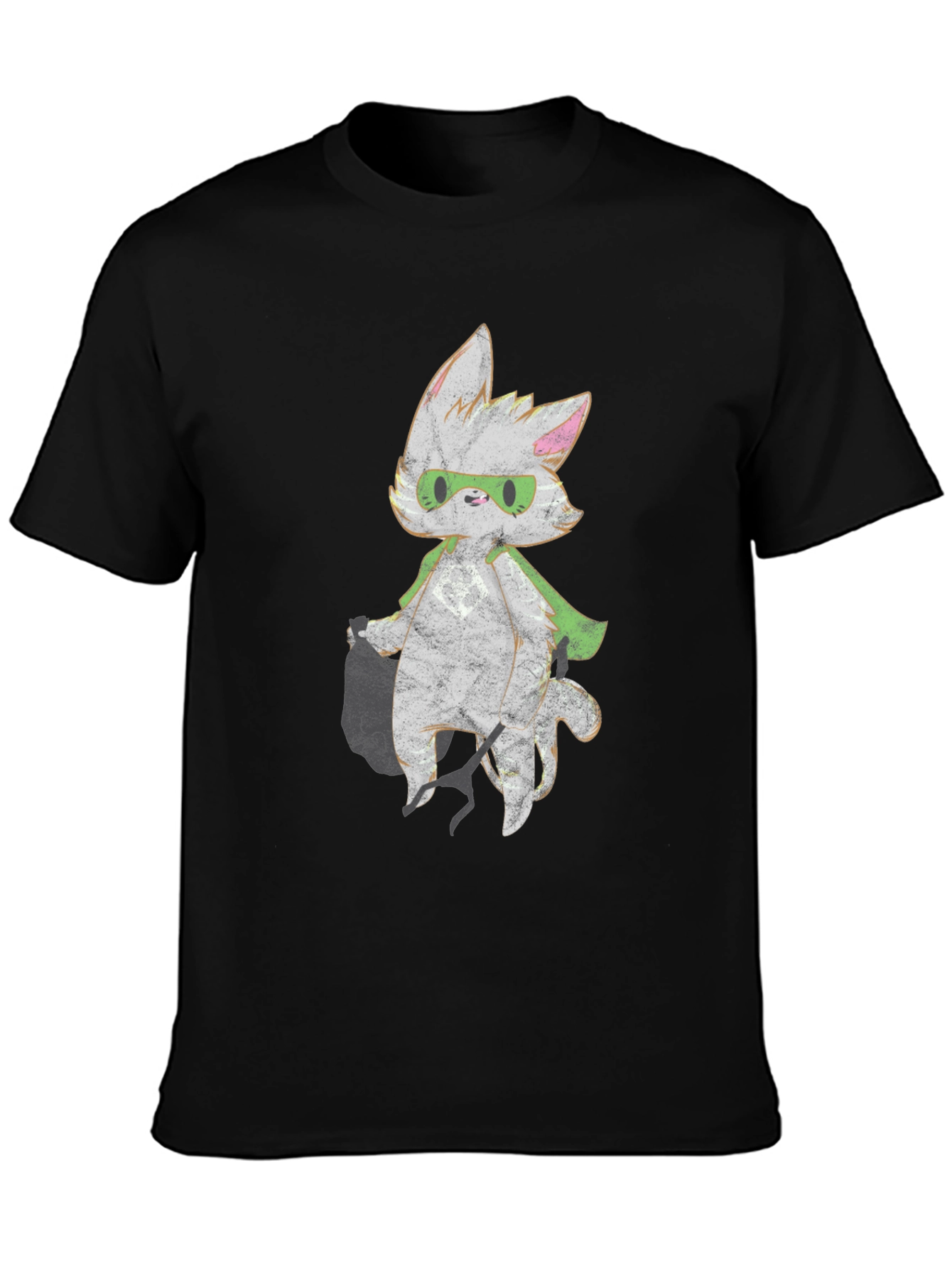 Super Cat T-Shirt - Graphic Print Tee