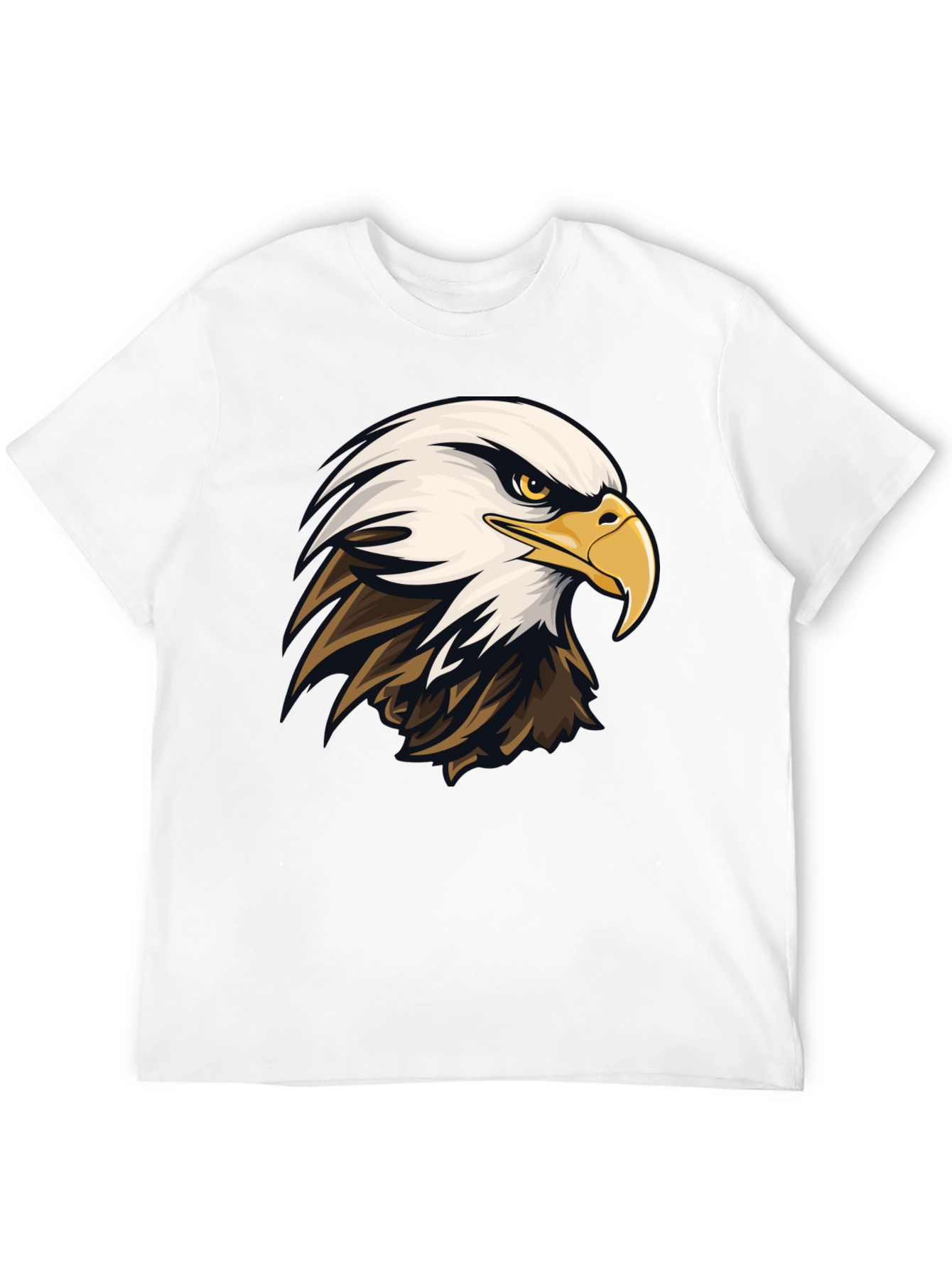 Bald Eagle Graphic Tee - Mens Black T-Shirt