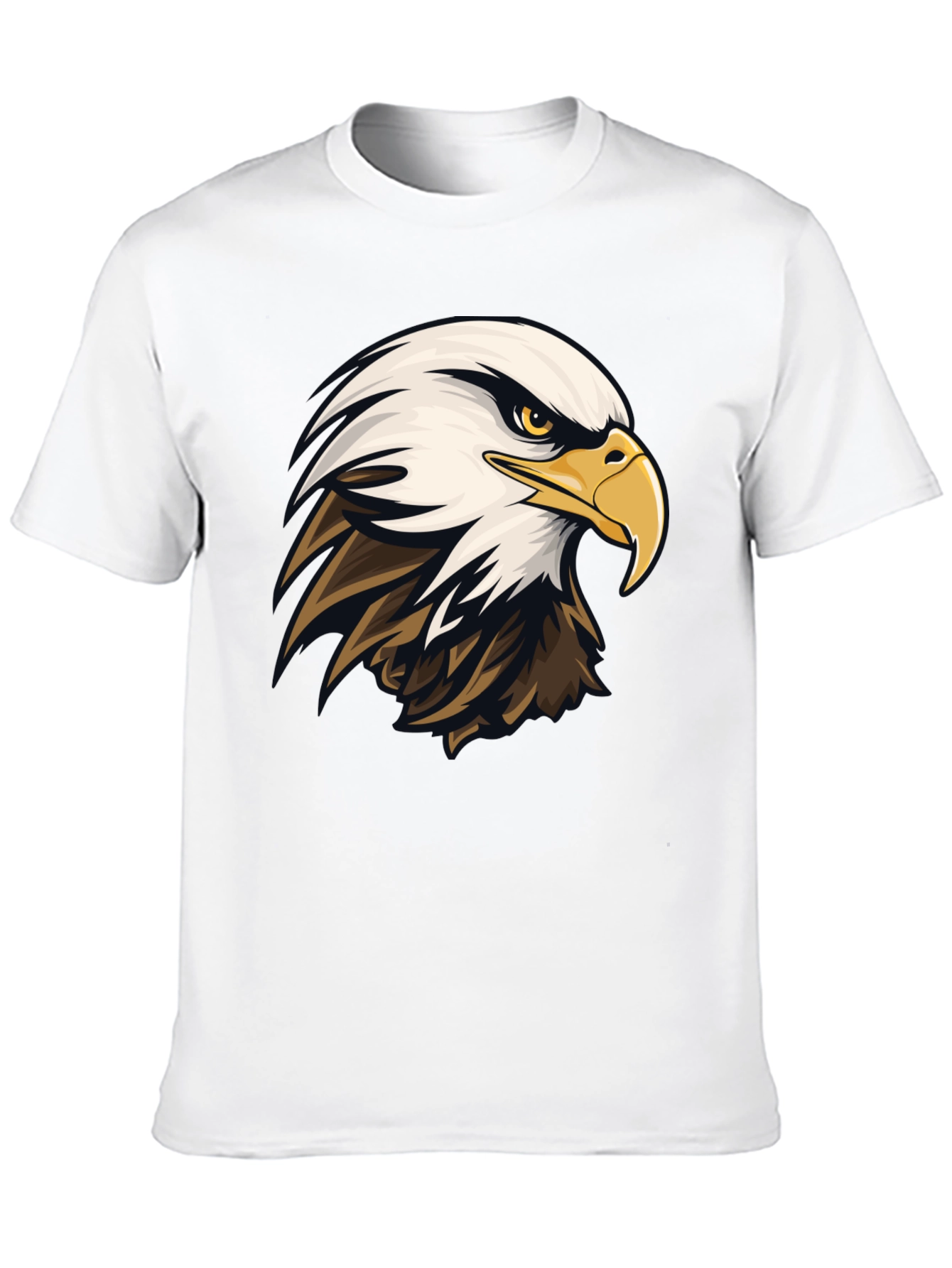 Bald Eagle Graphic Tee - Mens Black T-Shirt
